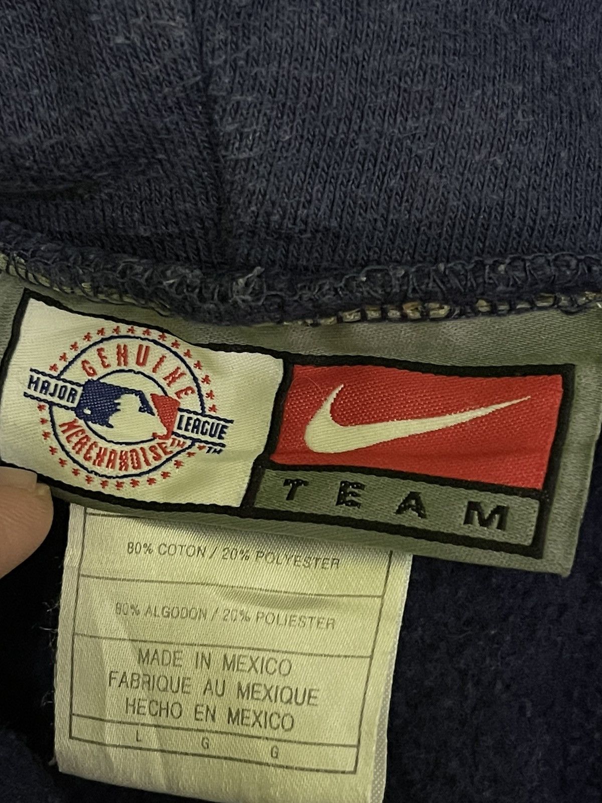 Nike 📌Binding Offer📌 Vintage nike yankees hoodie sweatshirt Size US L / EU 52-54 / 3 - 8 Thumbnail