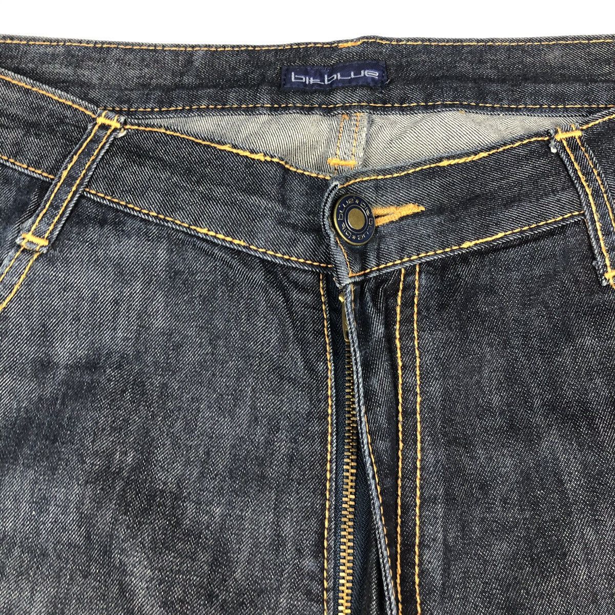 Beauty Beast Bit blue baggy denim bondage jeans patchwork stars Size US 33 - 5 Thumbnail
