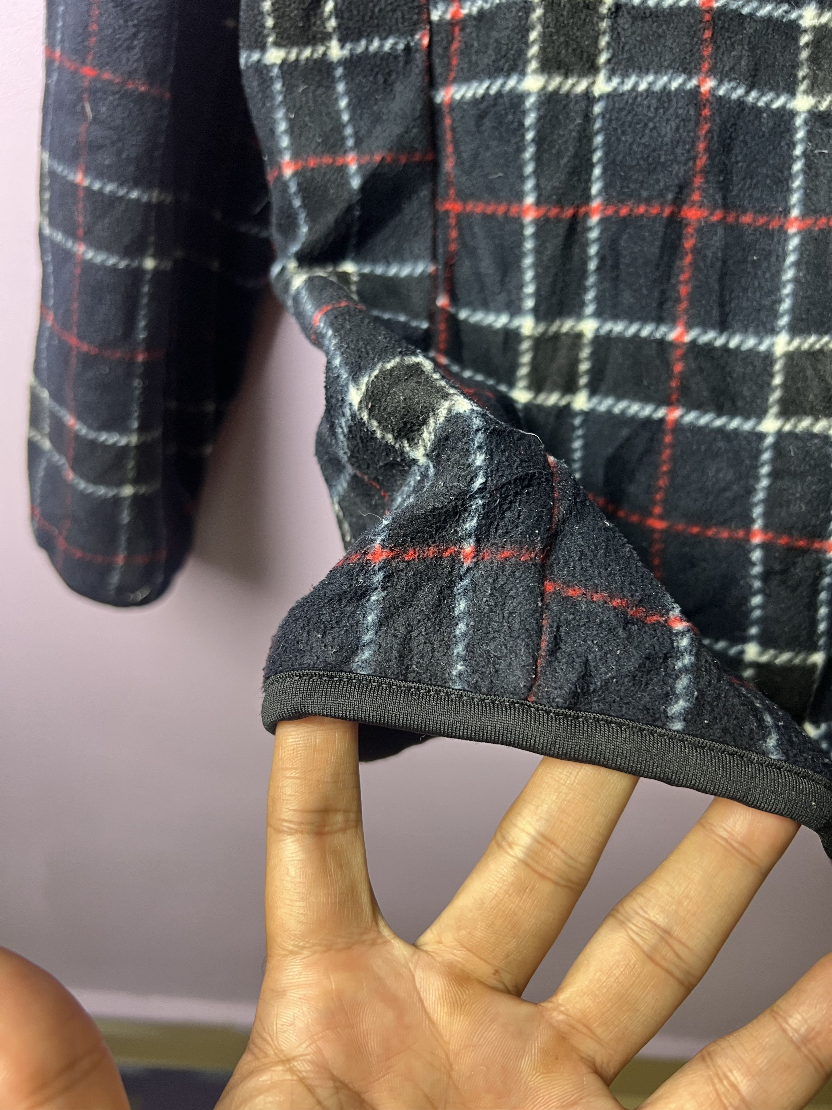 Japanese Brand 🔥Uniqlo Checkered Printed Fleece Jackets Size US M / EU 48-50 / 2 - 12 Thumbnail