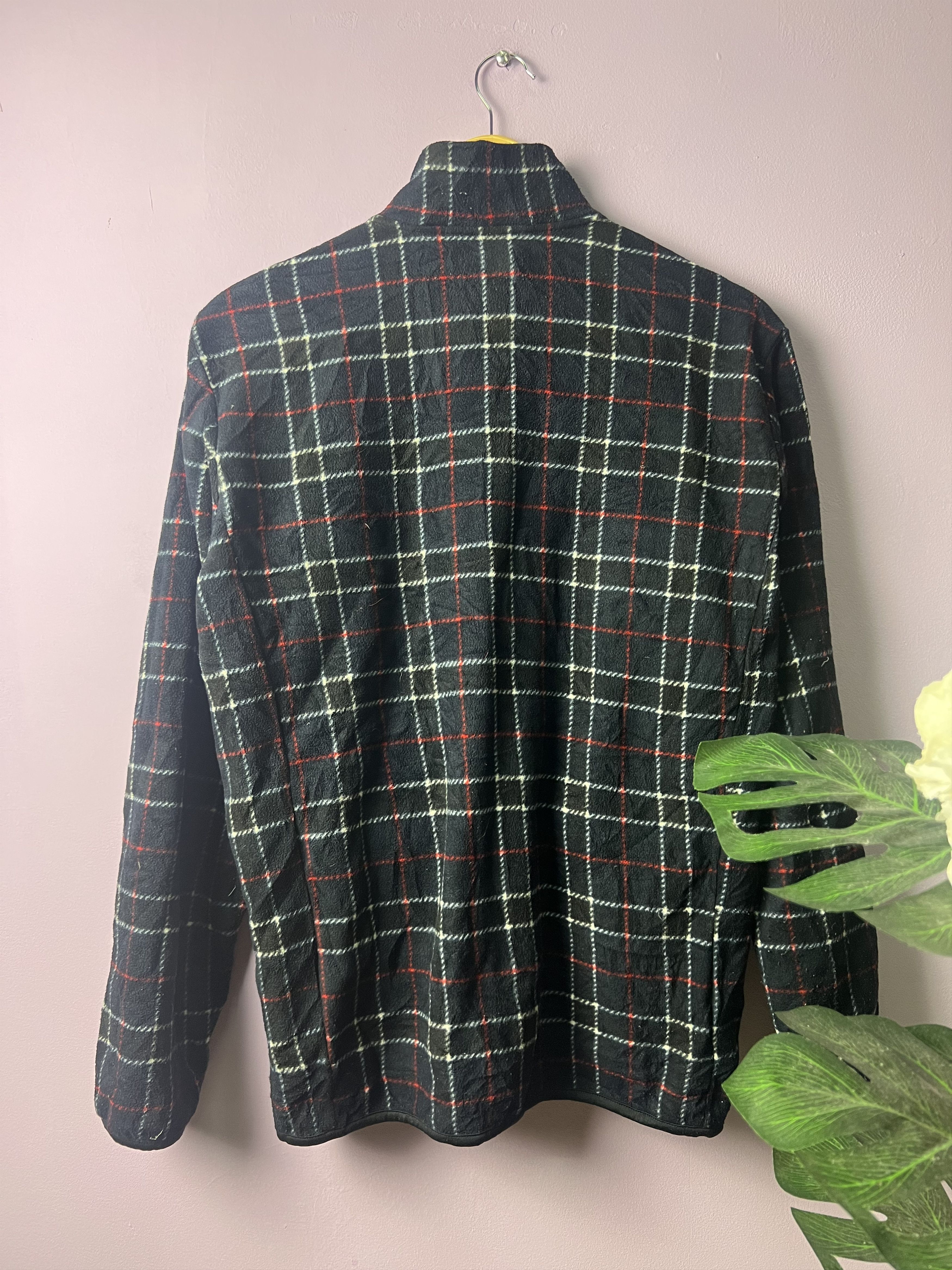 Japanese Brand 🔥Uniqlo Checkered Printed Fleece Jackets Size US M / EU 48-50 / 2 - 3 Thumbnail