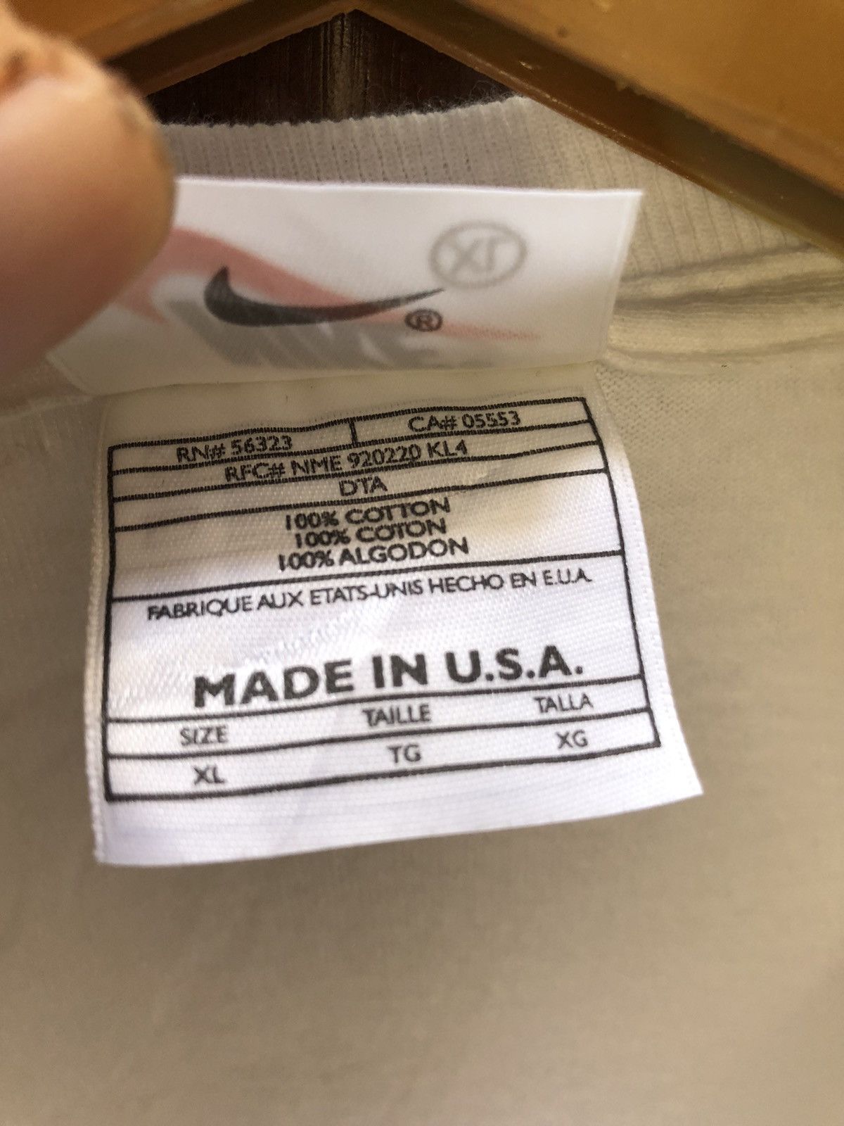 Nike × Nike ACG Vintage 90s Nike ACG USA Size US XL / EU 56 / 4 - 7 Thumbnail