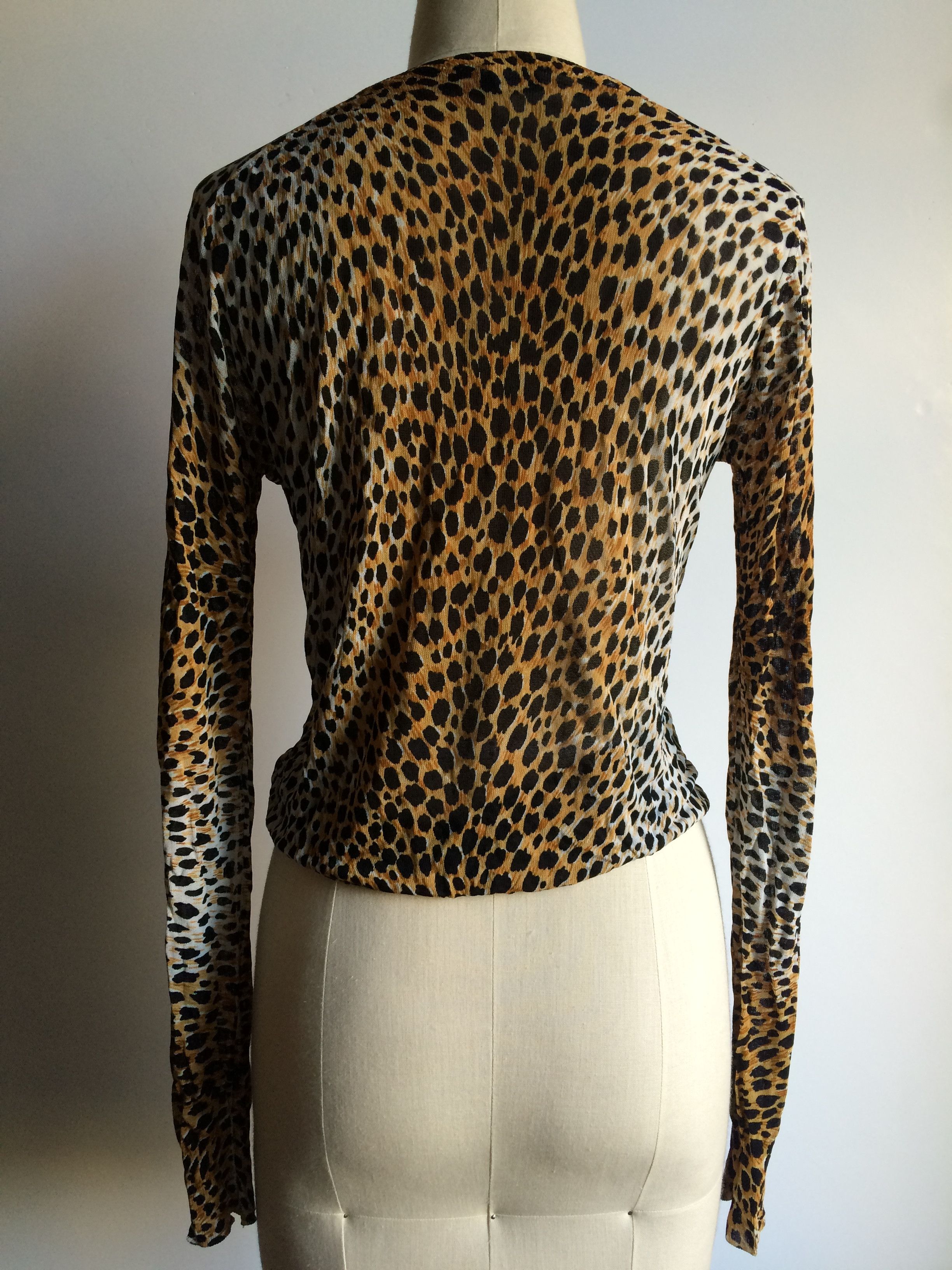 Dolce & Gabbana SS 2003 Leopard Print Knit Size S / US 4 / IT 40 - 3 Thumbnail