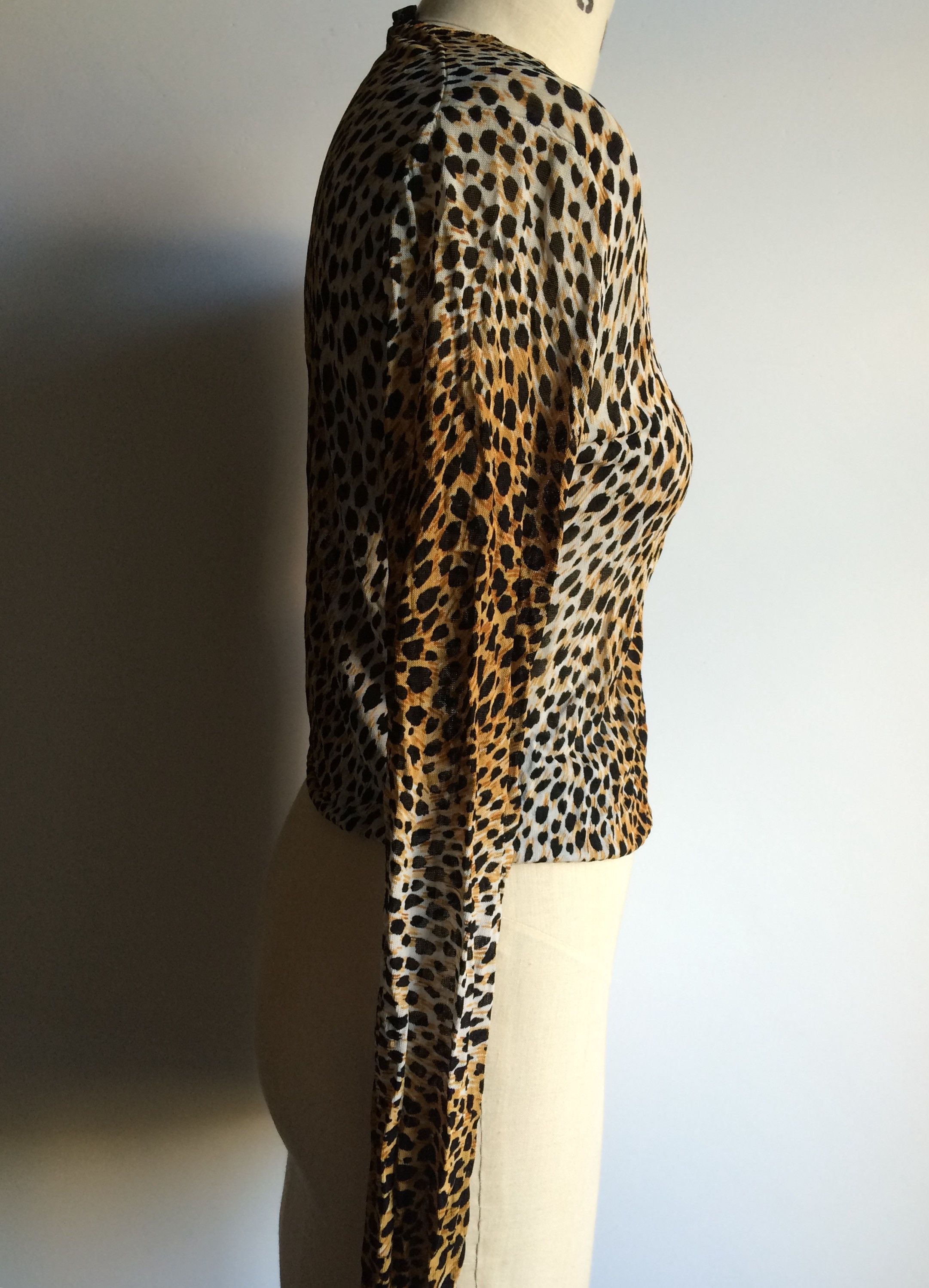 Dolce & Gabbana SS 2003 Leopard Print Knit Size S / US 4 / IT 40 - 2 Thumbnail