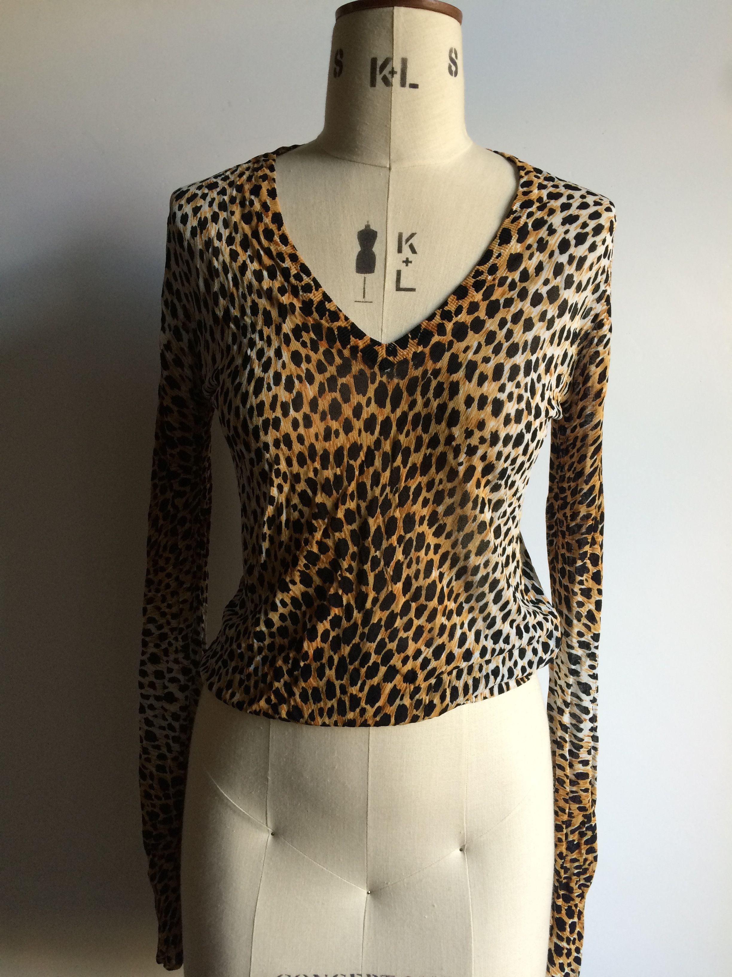 SS 2003 Leopard Print Knit