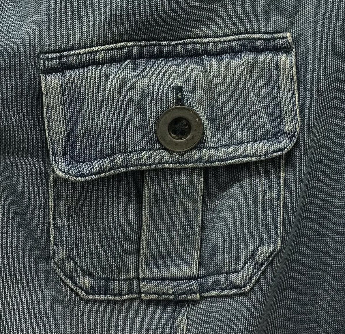 Ralph Lauren Ralph Lauren Quilted Shoulder Military-Style Denim Jacket, Size US M / EU 48-50 / 2 - 6 Thumbnail