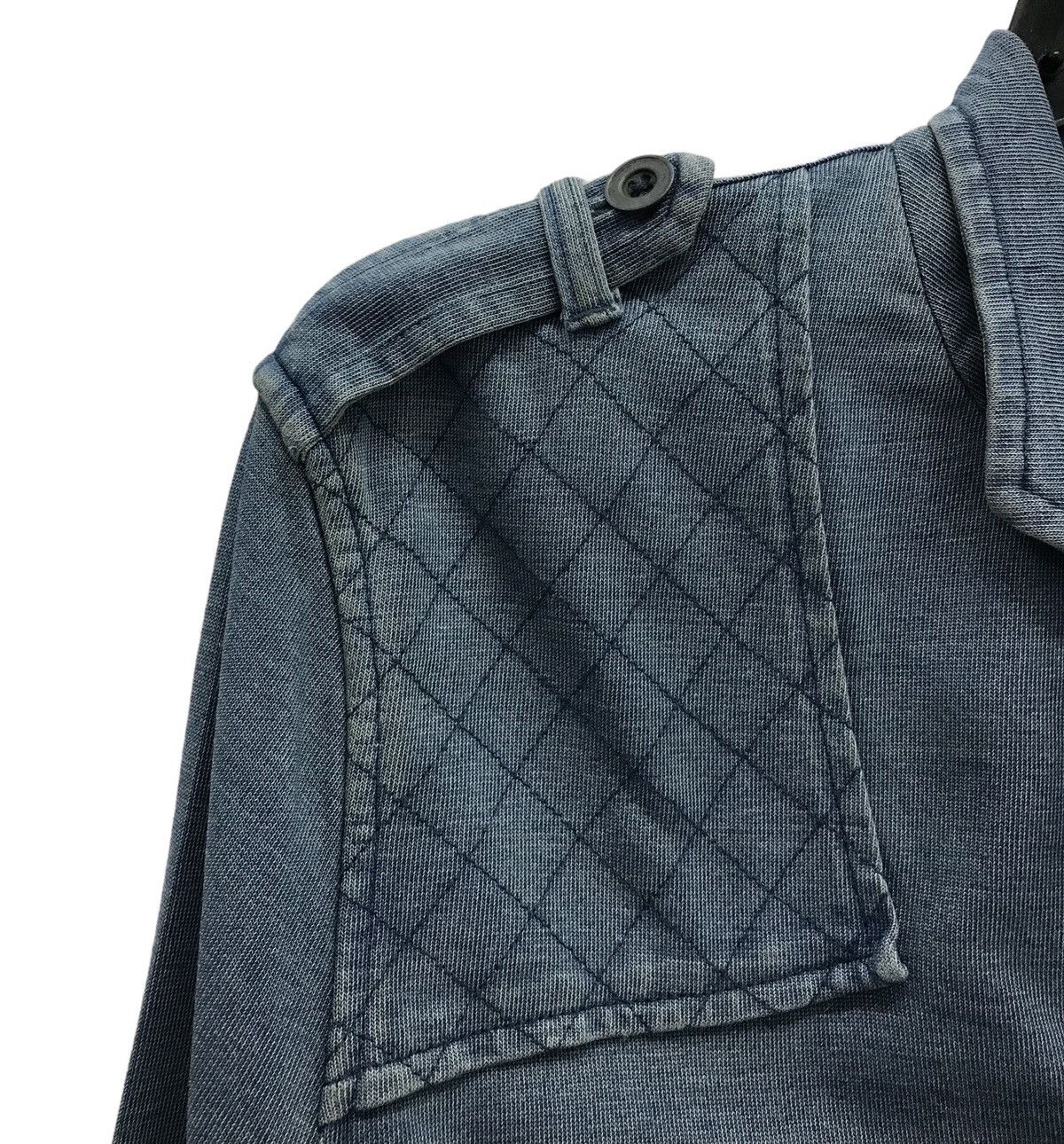 Ralph Lauren Ralph Lauren Quilted Shoulder Military-Style Denim Jacket, Size US M / EU 48-50 / 2 - 4 Thumbnail