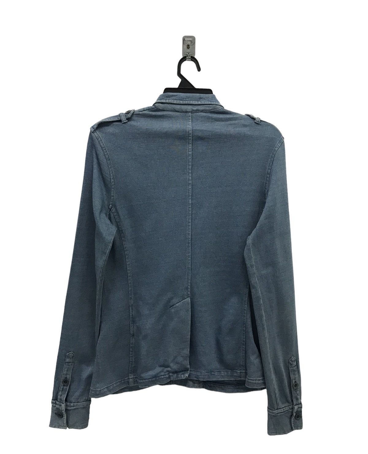 Ralph Lauren Ralph Lauren Quilted Shoulder Military-Style Denim Jacket, Size US M / EU 48-50 / 2 - 2 Thumbnail