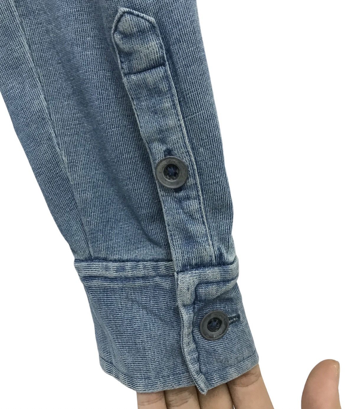 Ralph Lauren Ralph Lauren Quilted Shoulder Military-Style Denim Jacket, Size US M / EU 48-50 / 2 - 12 Thumbnail