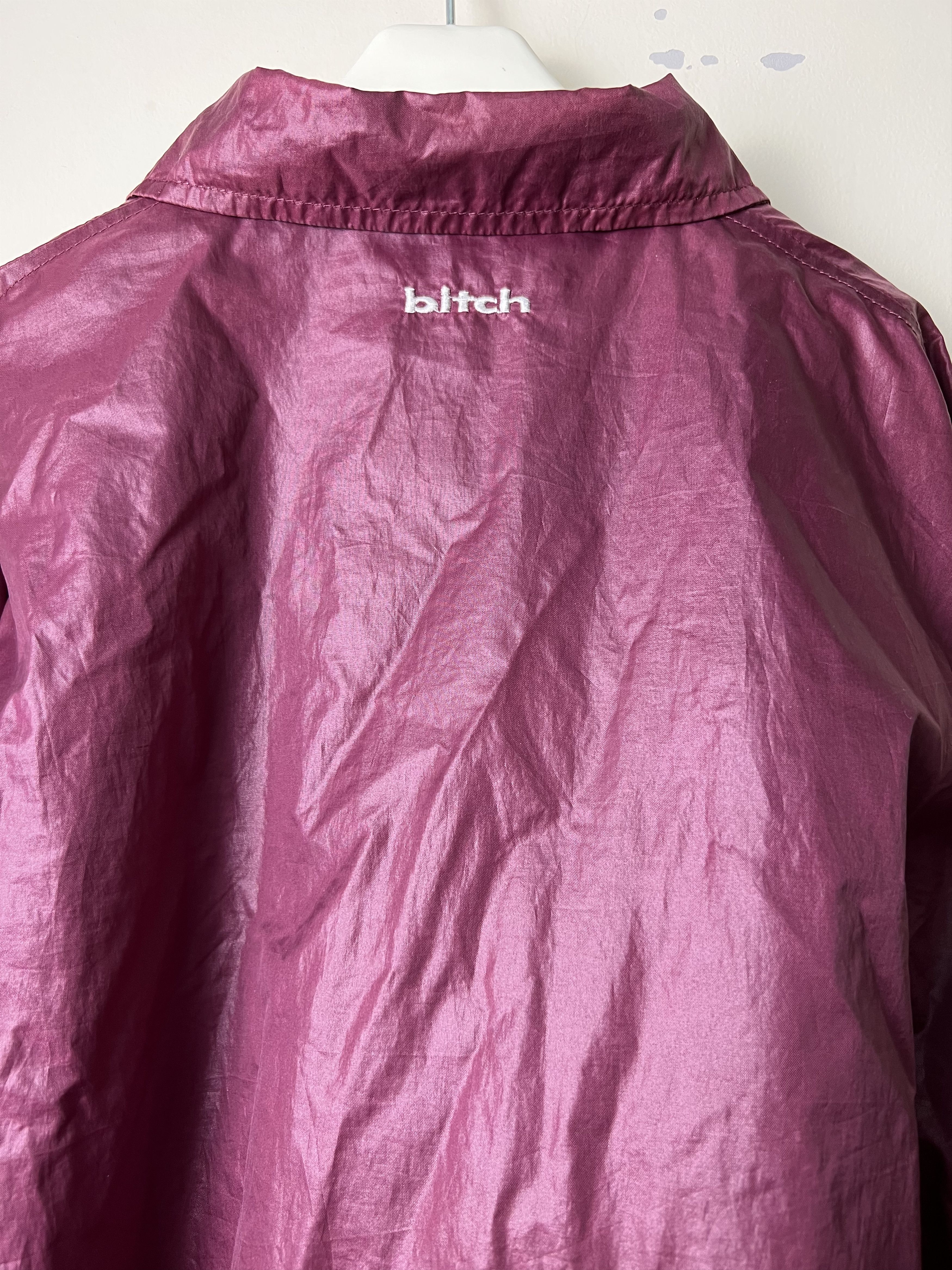 Girl Skateboards 🔥Maroon Vintage Bitch Skateboards Button Jackets Size US M / EU 48-50 / 2 - 14 Thumbnail