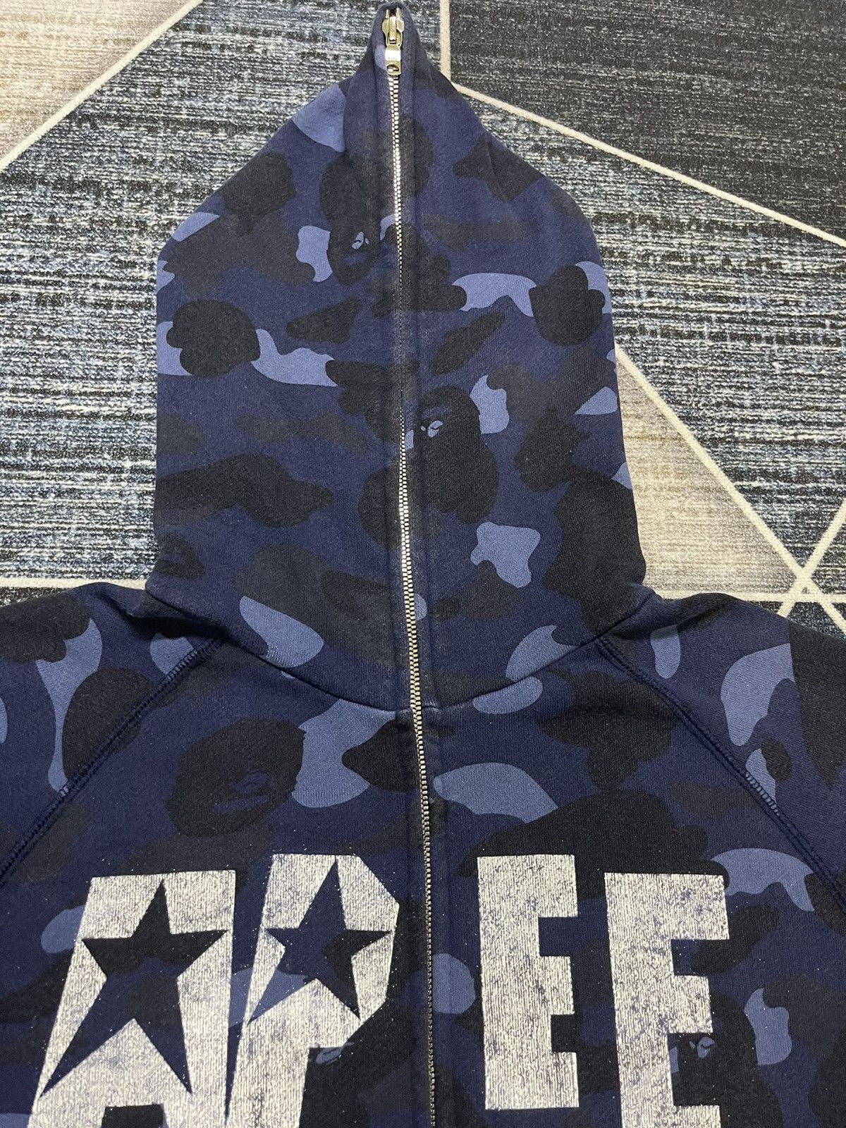 Bape Women's APEE Color Camo Full Zip Hoodie Size S / US 4 / IT 40 - 8 Thumbnail