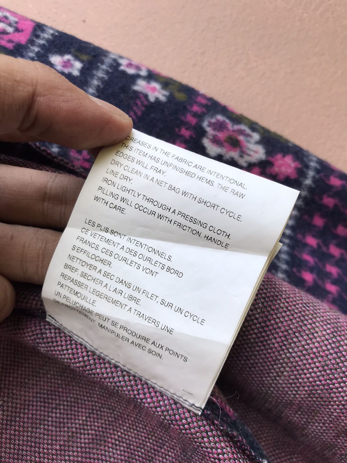 Junya Watanabe Junya Watanabe Man CDG Floral Flower Very Nice Design Size US S / EU 44-46 / 1 - 14 Thumbnail