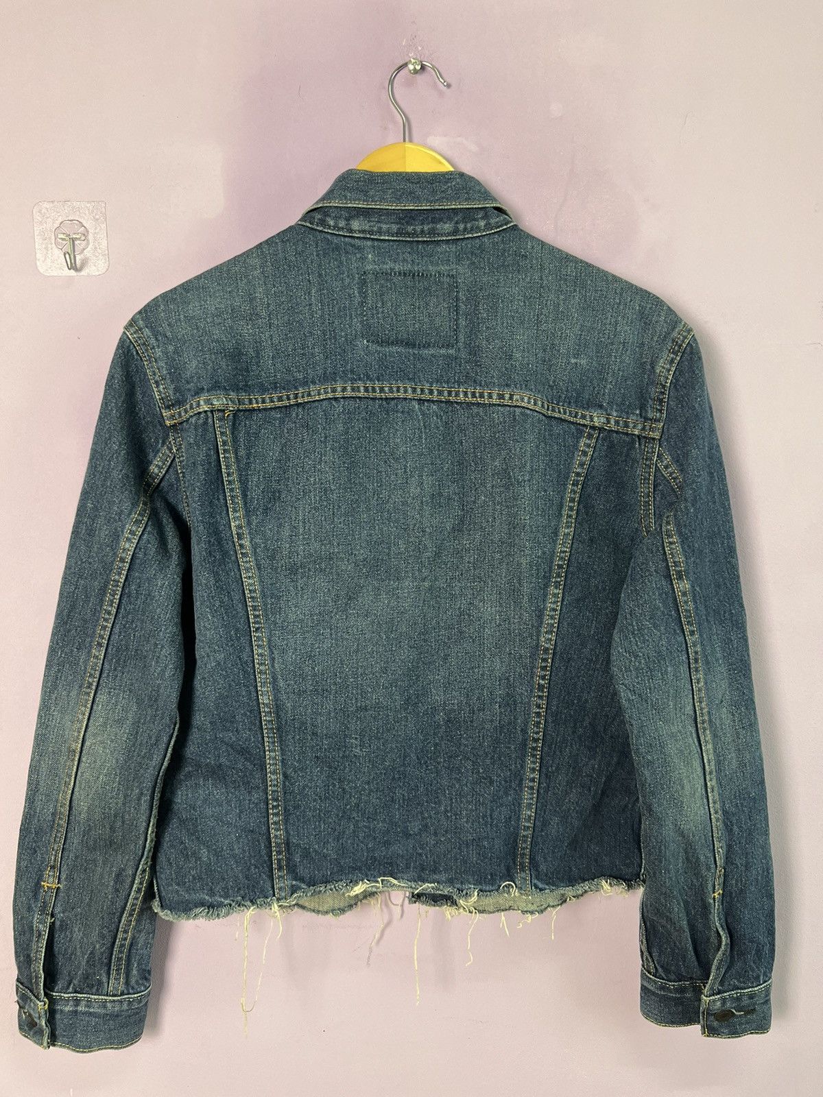 Levi's 🔥Levis Cropped Denim Trucker Size US S / EU 44-46 / 1 - 3 Thumbnail