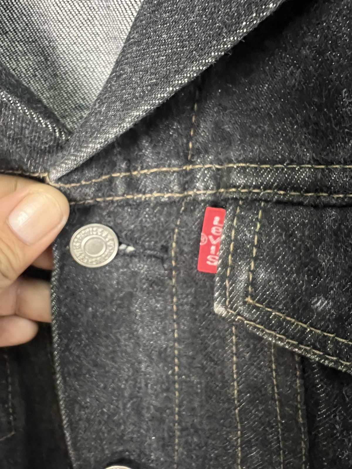 Levi's 🔥Black Levis Denim Trucker Size US S / EU 44-46 / 1 - 9 Thumbnail
