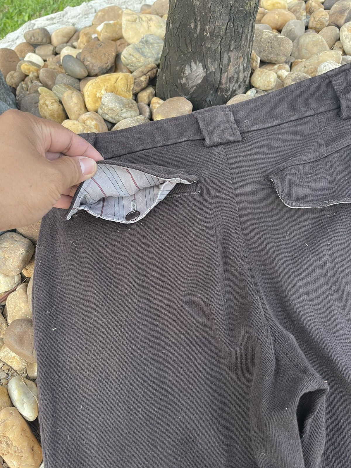 Issey Miyake VINTAGE ISSEY MIYAKE TSUMORI CHISATO BROWN PANTS Size US 31 - 8 Thumbnail