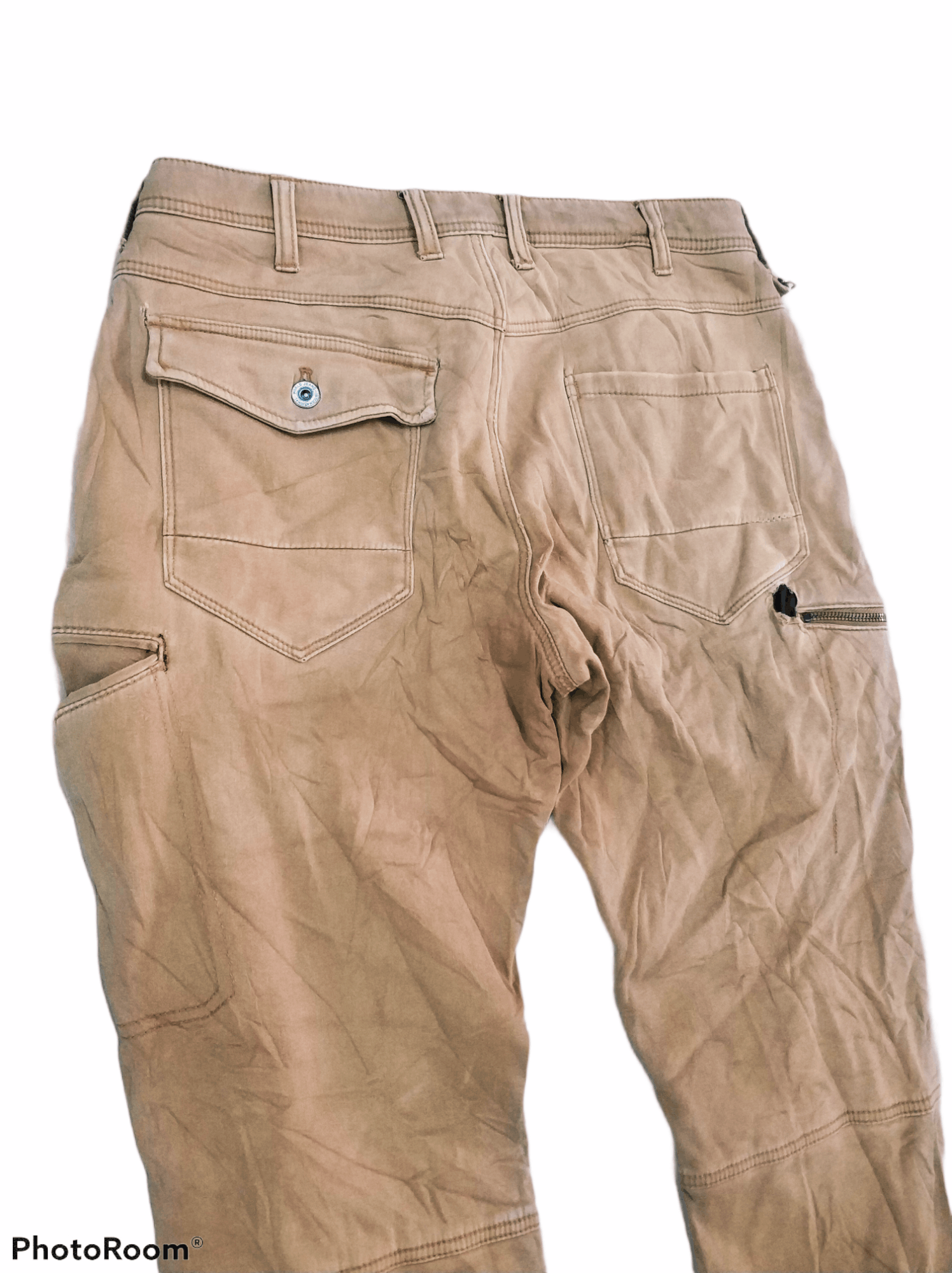 Japanese Brand 🔥Distressed Six Pockets Fieldcore Cargo Pants Size US 33 - 7 Thumbnail