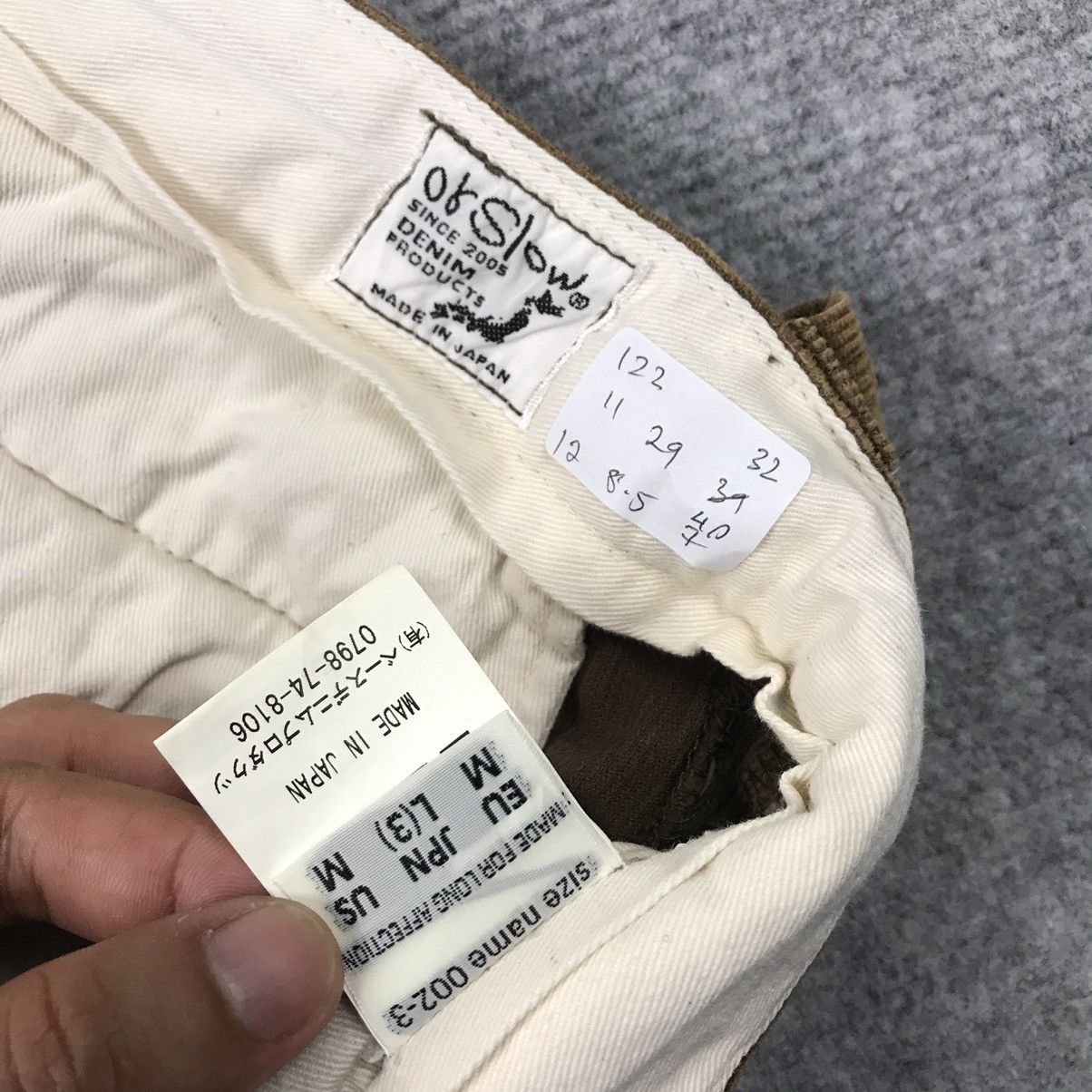 Orslow ORSLOW 2005 BROWN CORDUROY MADE IN JAPAN PANTS Size US 30 / EU 46 - 14 Thumbnail