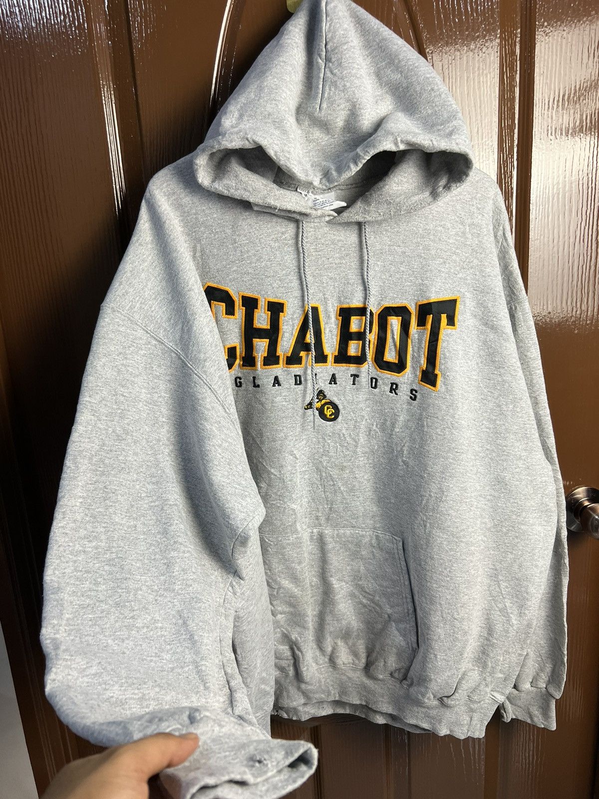 Champion 🔥Vintage Distressed Champion Chabot Gladiators Hoodies Size US XXL / EU 58 / 5 - 10 Thumbnail