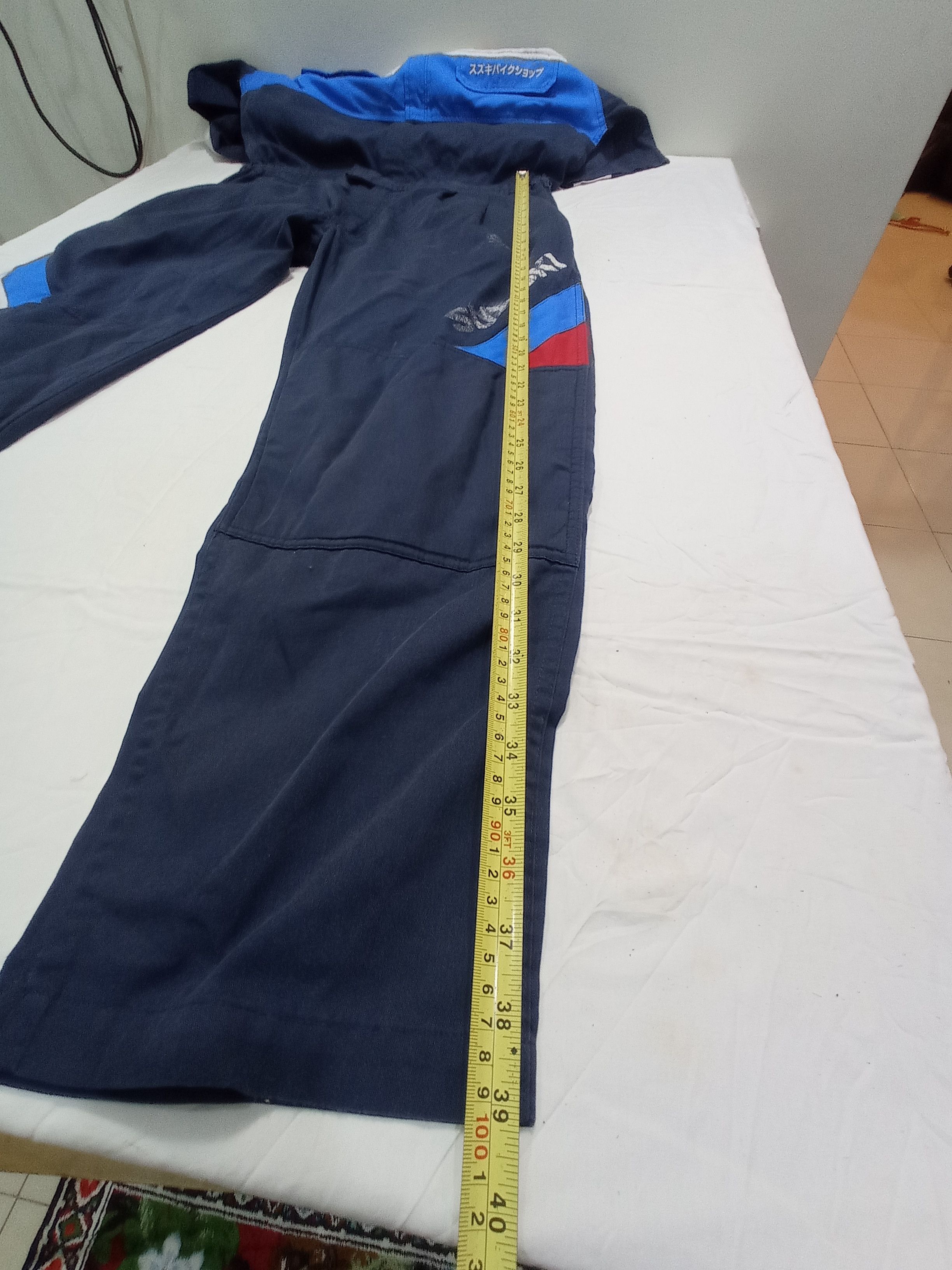 Japanese Brand Vintage Suzuki Coverall ShortSleeve Size US 33 - 18 Thumbnail