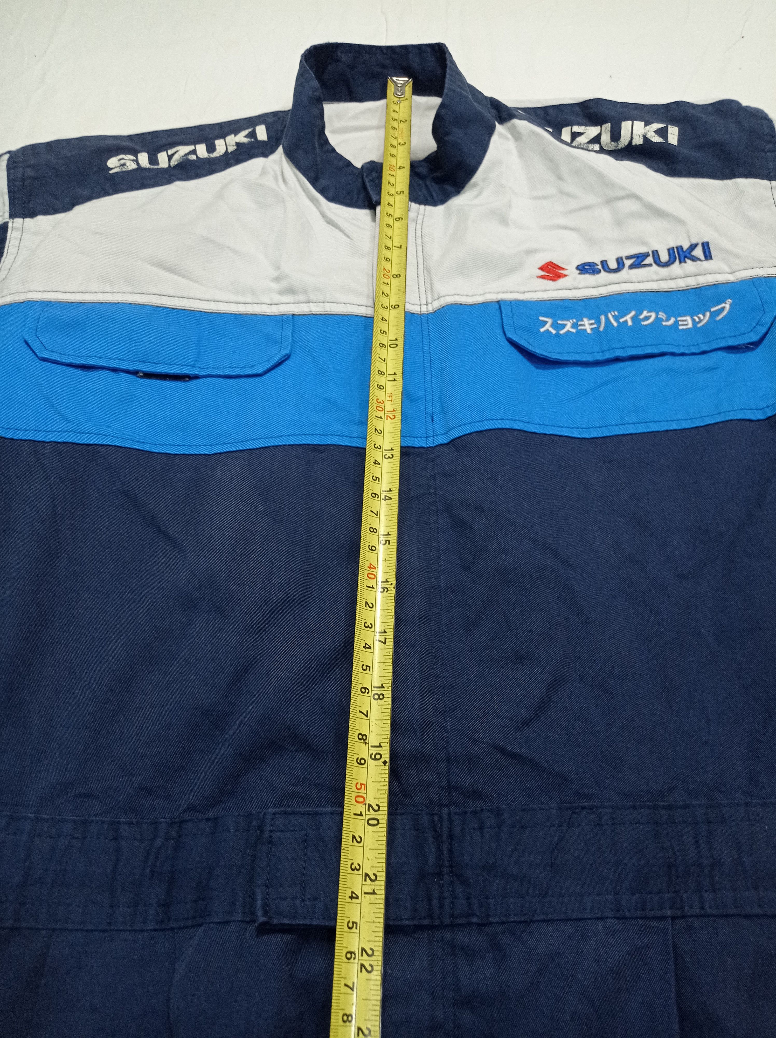 Japanese Brand Vintage Suzuki Coverall ShortSleeve Size US 33 - 21 Thumbnail