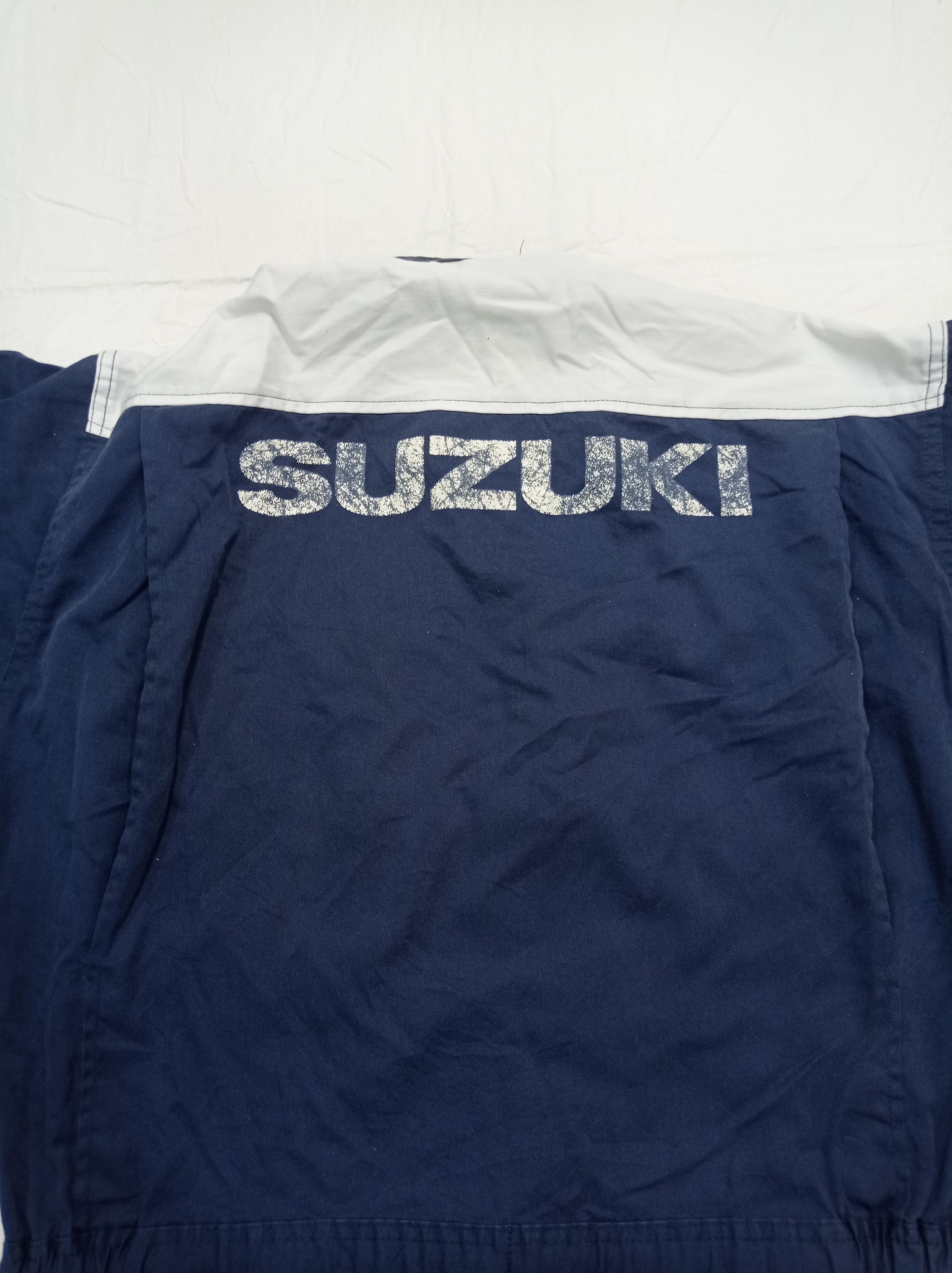 Japanese Brand Vintage Suzuki Coverall ShortSleeve Size US 33 - 6 Thumbnail