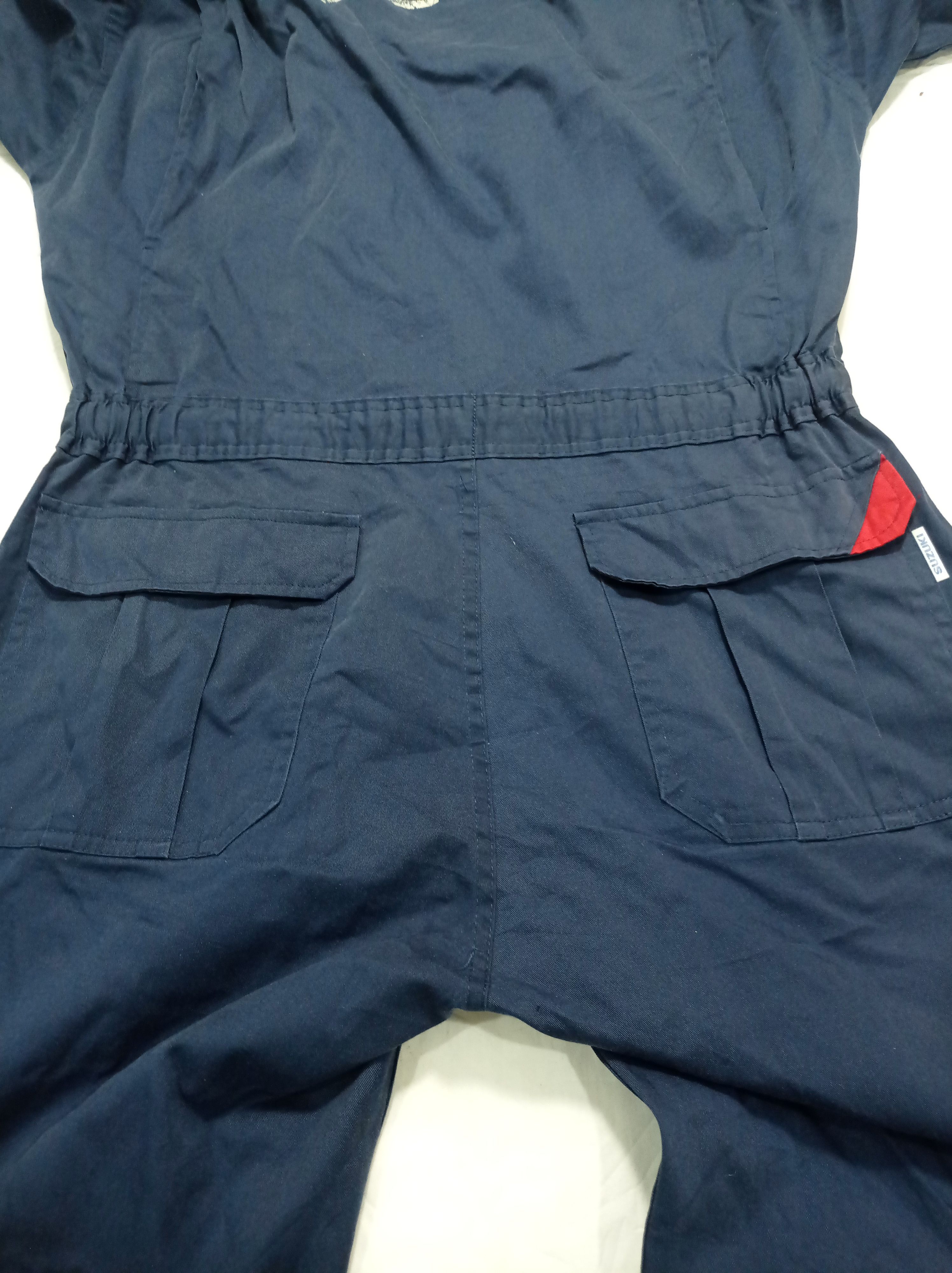 Japanese Brand Vintage Suzuki Coverall ShortSleeve Size US 33 - 4 Thumbnail