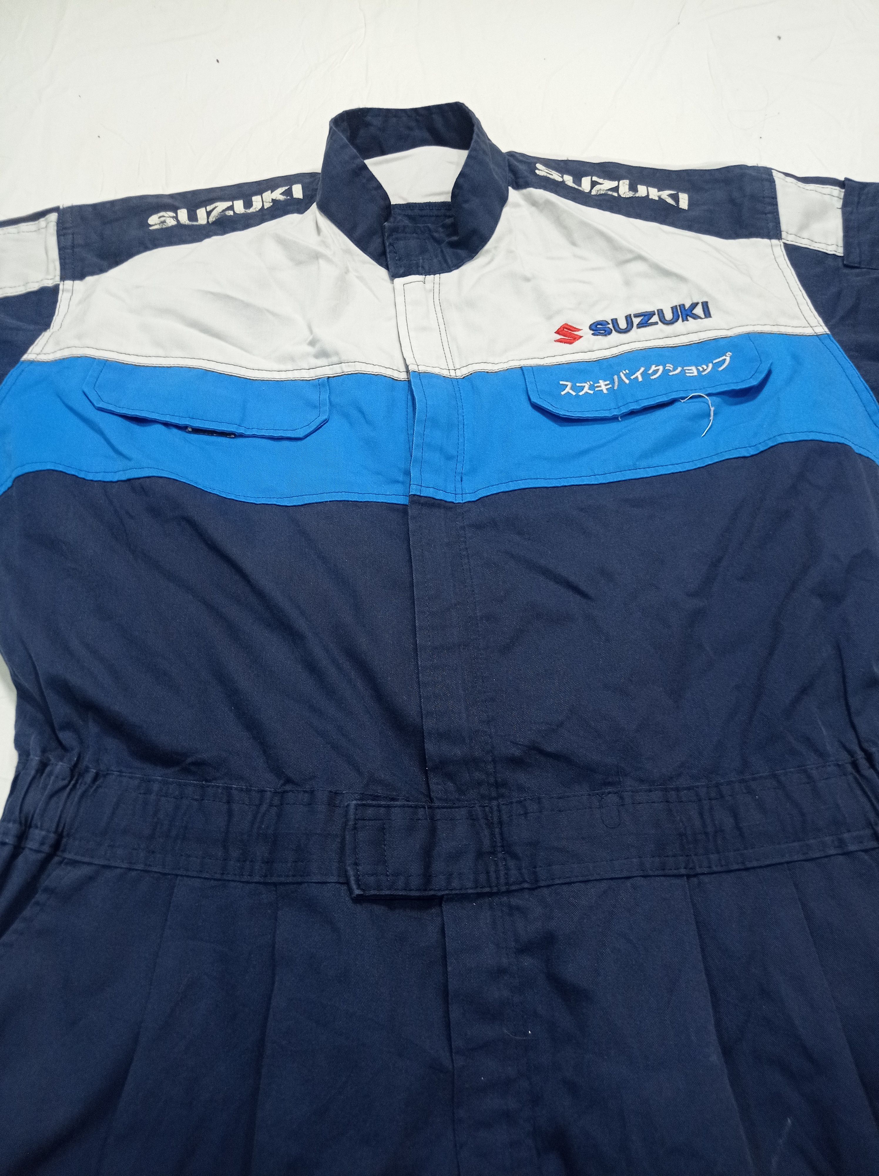 Japanese Brand Vintage Suzuki Coverall ShortSleeve Size US 33 - 10 Thumbnail