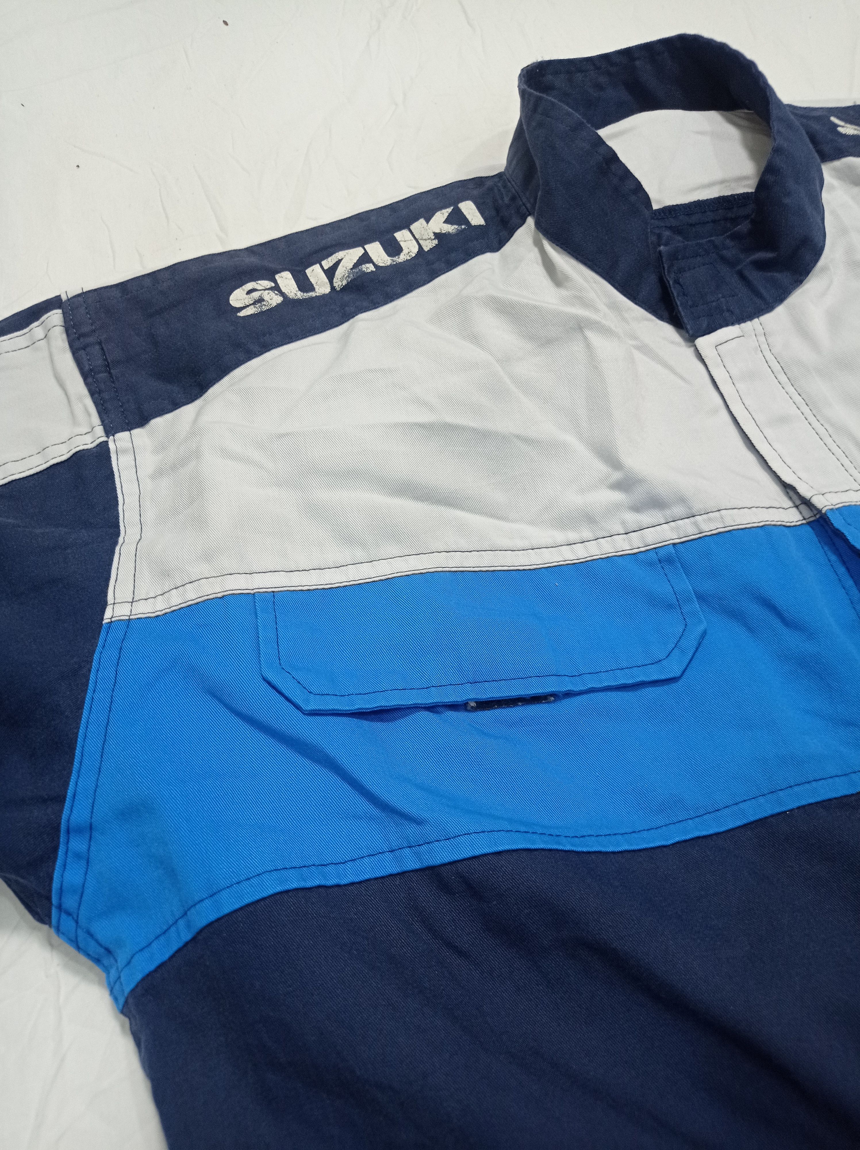 Japanese Brand Vintage Suzuki Coverall ShortSleeve Size US 33 - 11 Thumbnail
