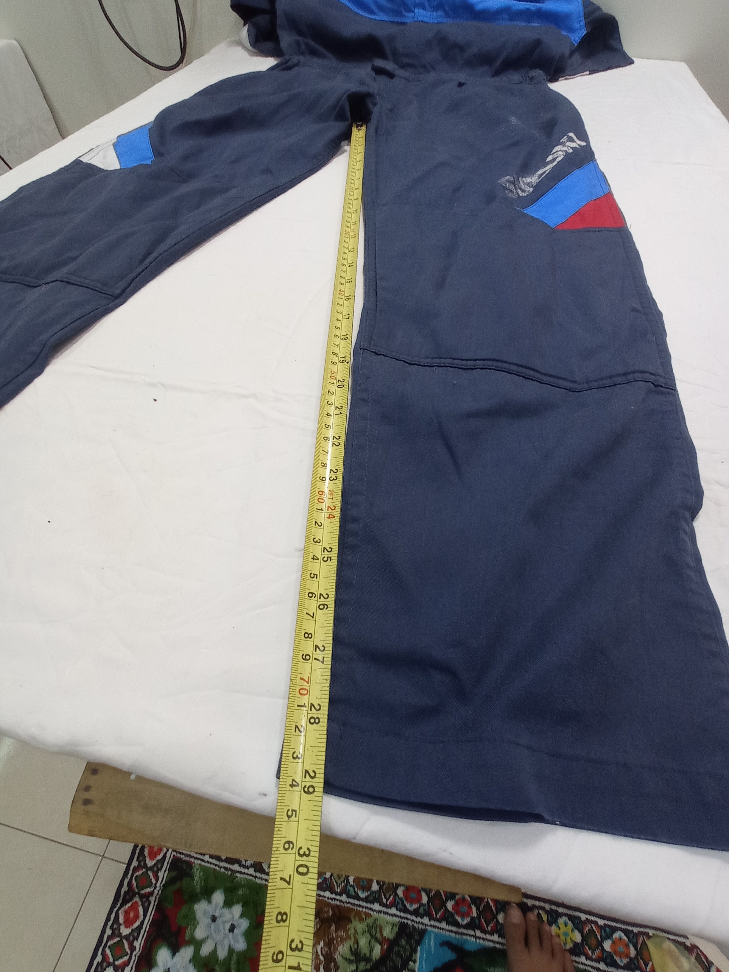 Japanese Brand Vintage Suzuki Coverall ShortSleeve Size US 33 - 17 Thumbnail