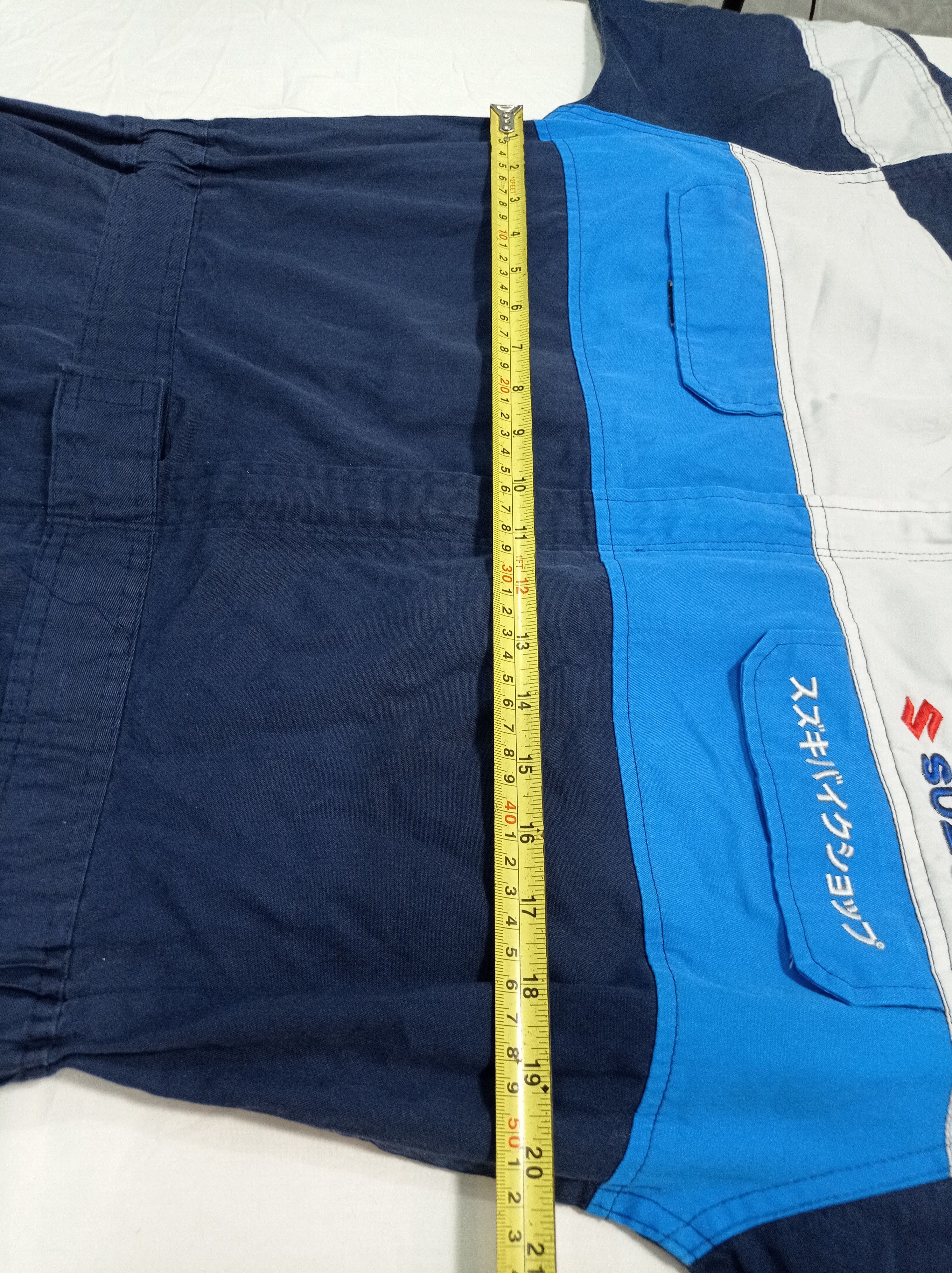 Japanese Brand Vintage Suzuki Coverall ShortSleeve Size US 33 - 24 Thumbnail