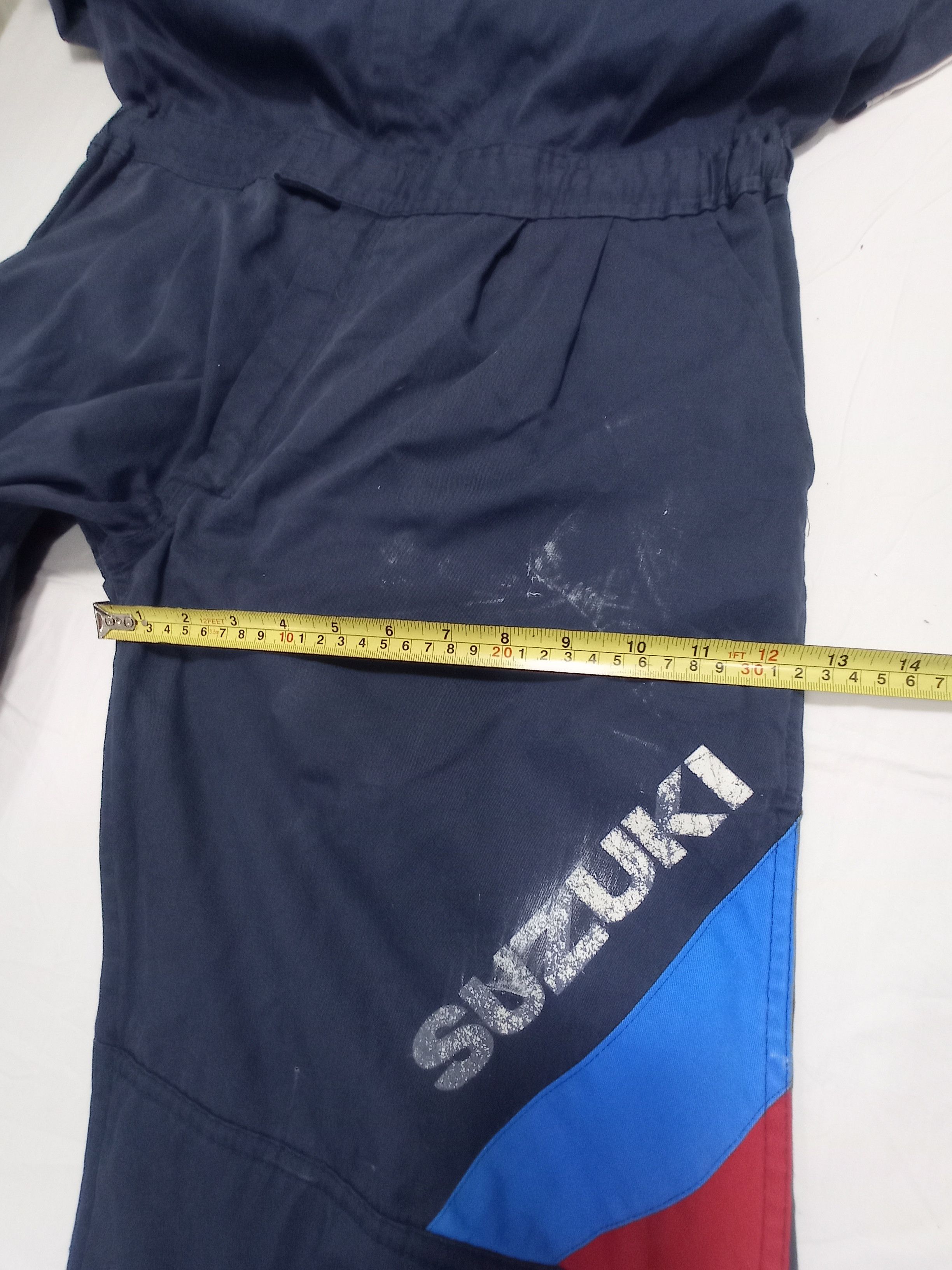 Japanese Brand Vintage Suzuki Coverall ShortSleeve Size US 33 - 16 Thumbnail