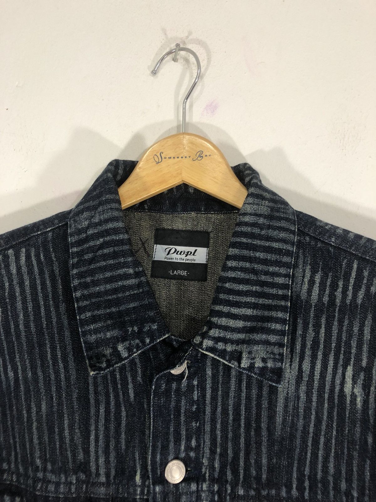 Japanese Brand Power To The People PWPL Distresses Denim Jacket Size US L / EU 52-54 / 3 - 4 Thumbnail