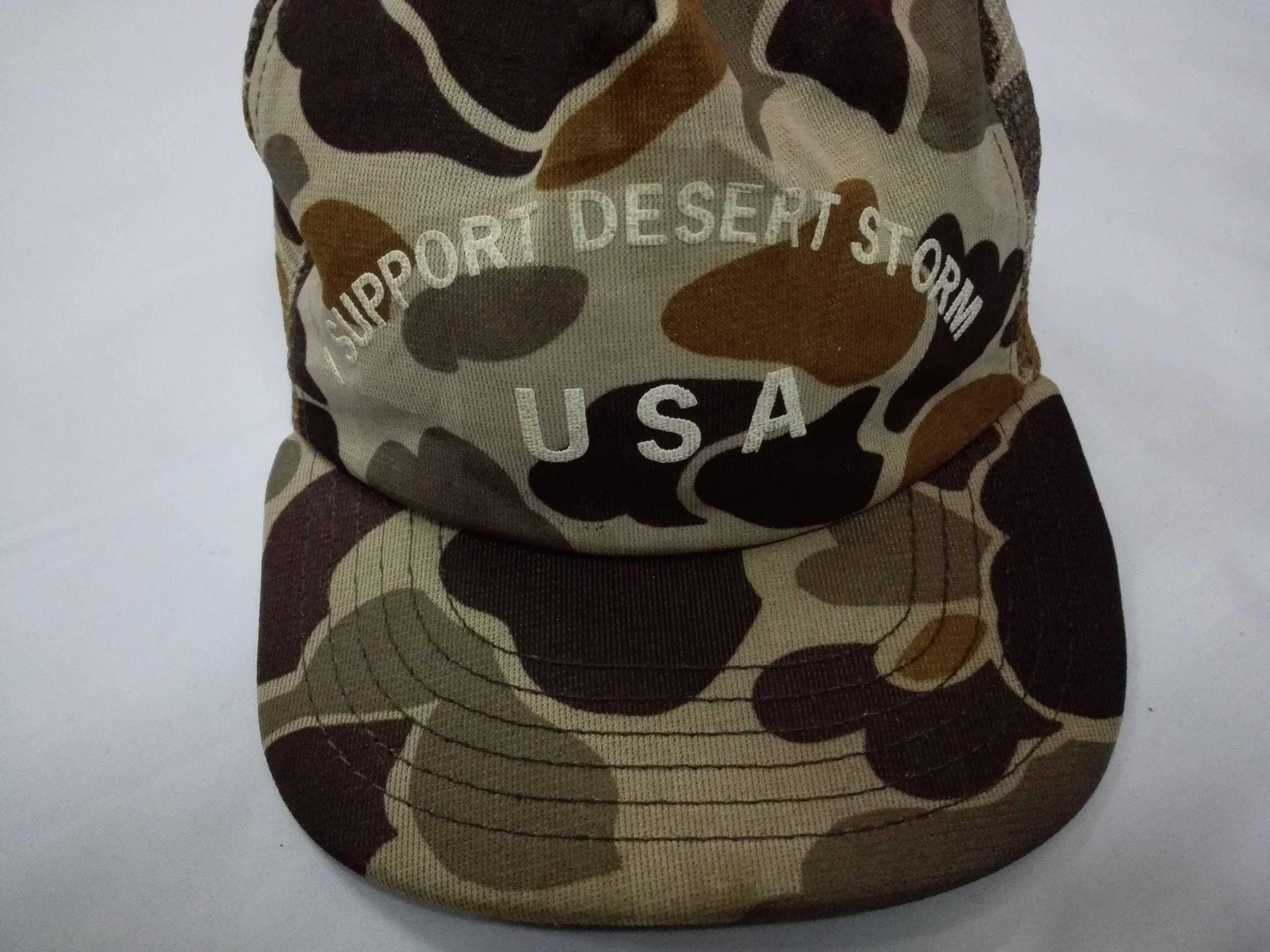 Other Vintage DESERT STORM USA CAMOUFLAGE Hat Size ONE SIZE - 2 Thumbnail