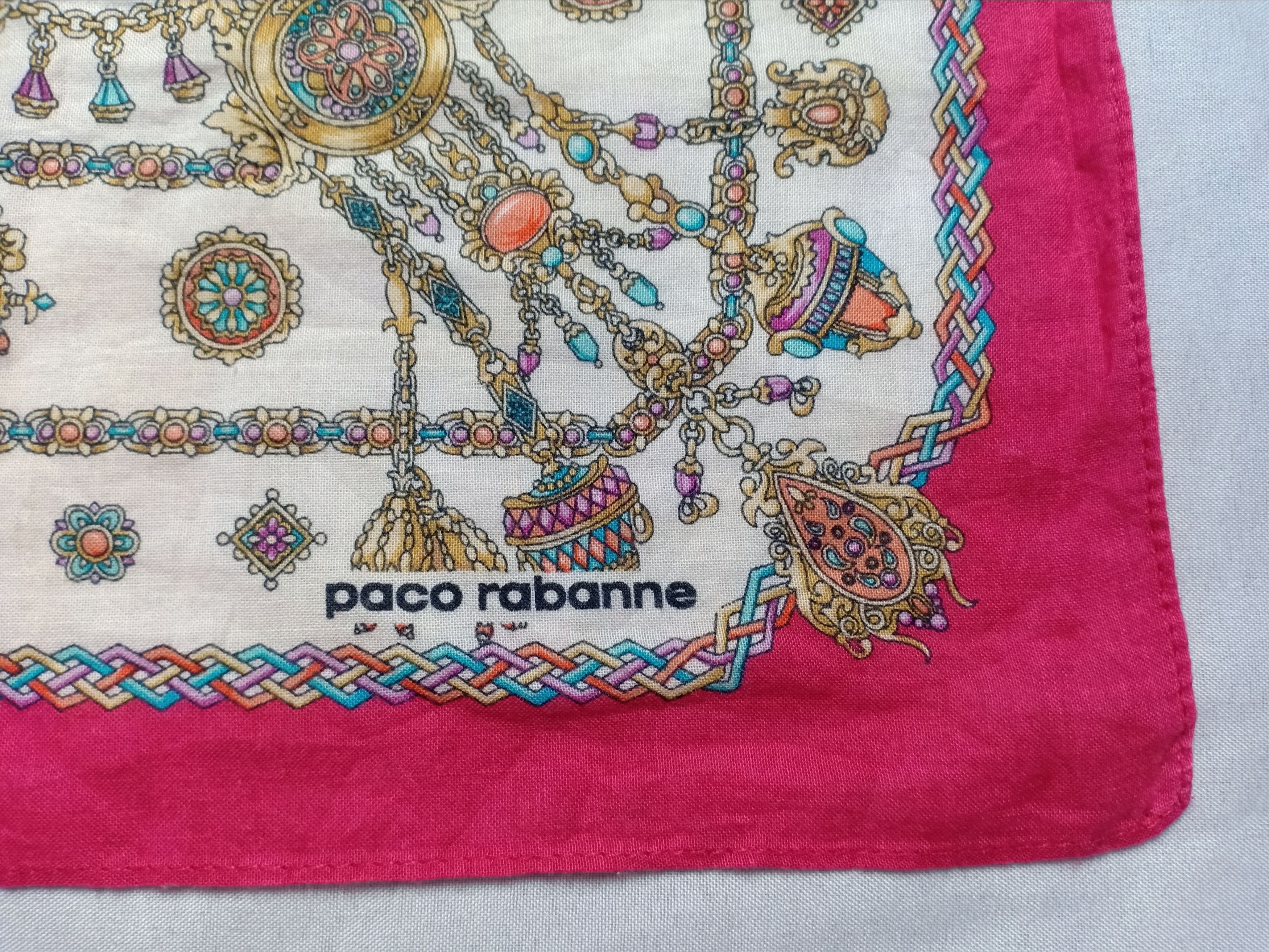 Designer × Other × Paco Rabanne Paco Rabanne Handkerchief Bandana Pocket Square Size ONE SIZE - 1 Thumbnail
