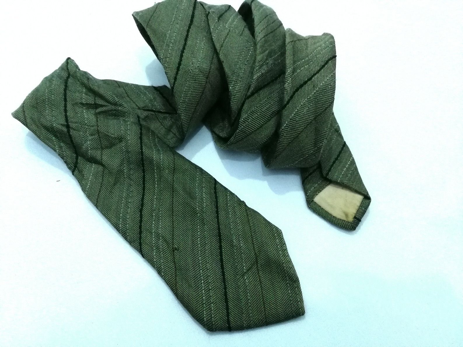 Issey Miyake Issey Miyake neck tie slim stripe pattern Size ONE SIZE - 2 Thumbnail