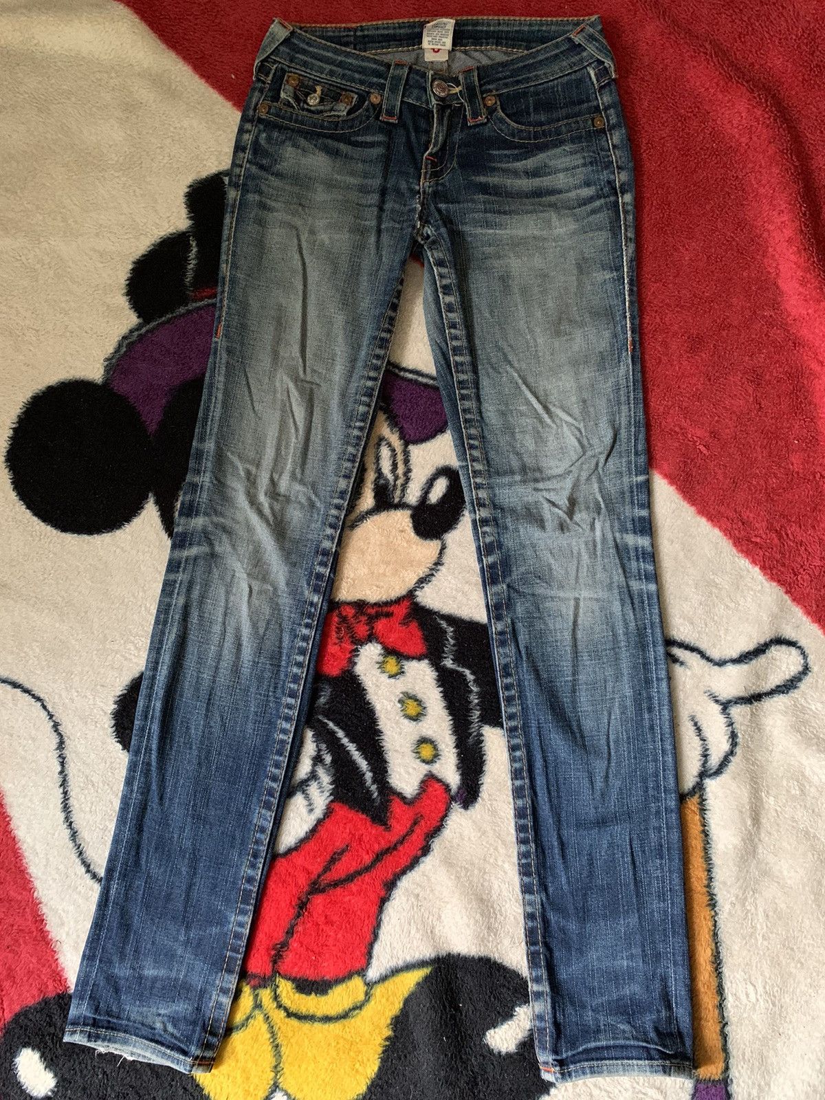 True Religion TRUE RELIGION SKINNY JEANS DISTRESSED Size 28" / US 6 / IT 42 - 3 Thumbnail
