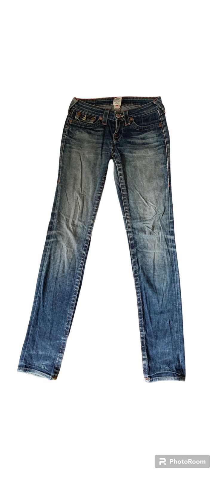 True Religion TRUE RELIGION SKINNY JEANS DISTRESSED Size 28" / US 6 / IT 42 - 2 Thumbnail