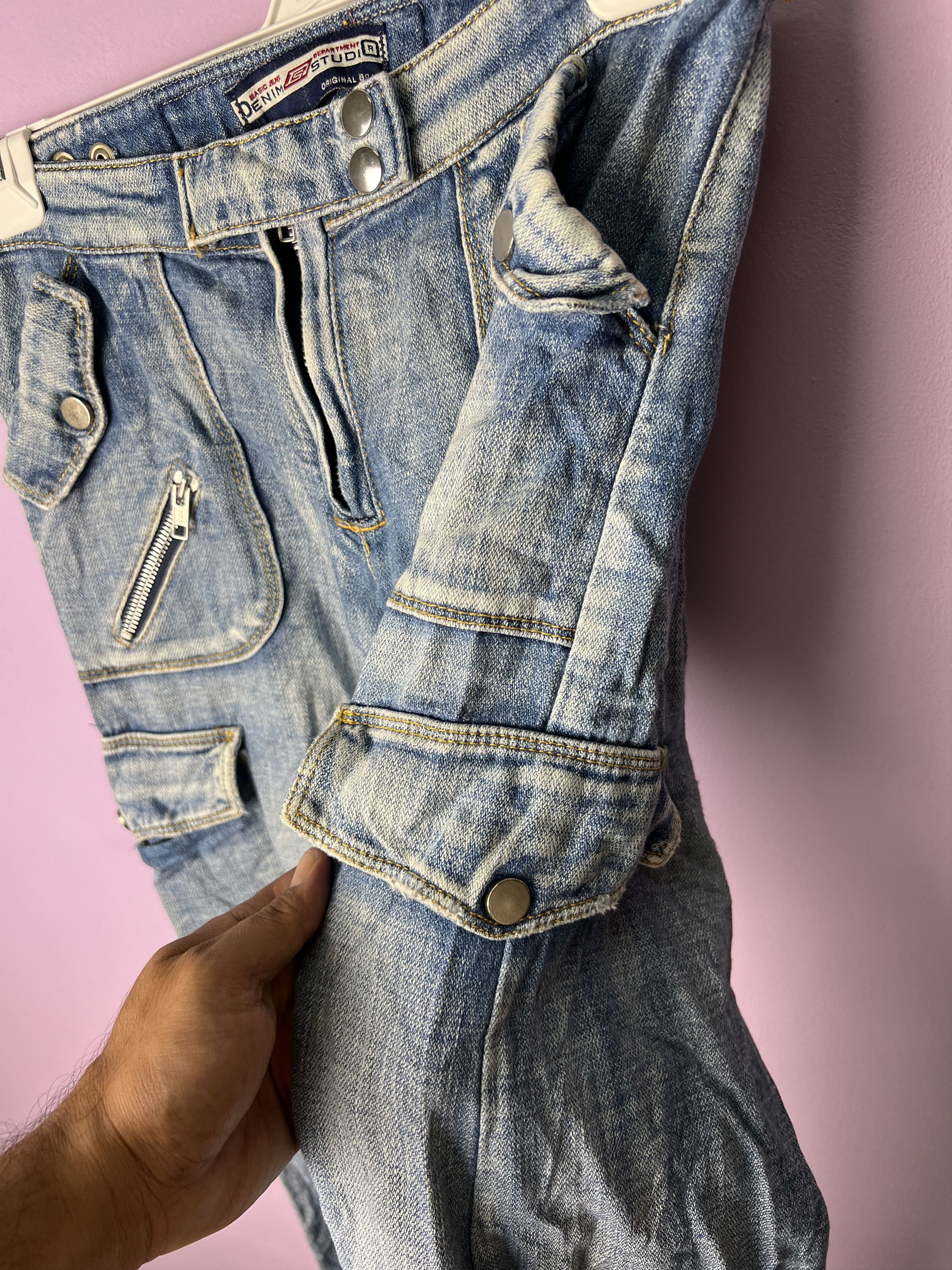 Other 🔥Denim Studio Bondage Cargo Wide Leg Pants Size 28" / US 6 / IT 42 - 9 Thumbnail