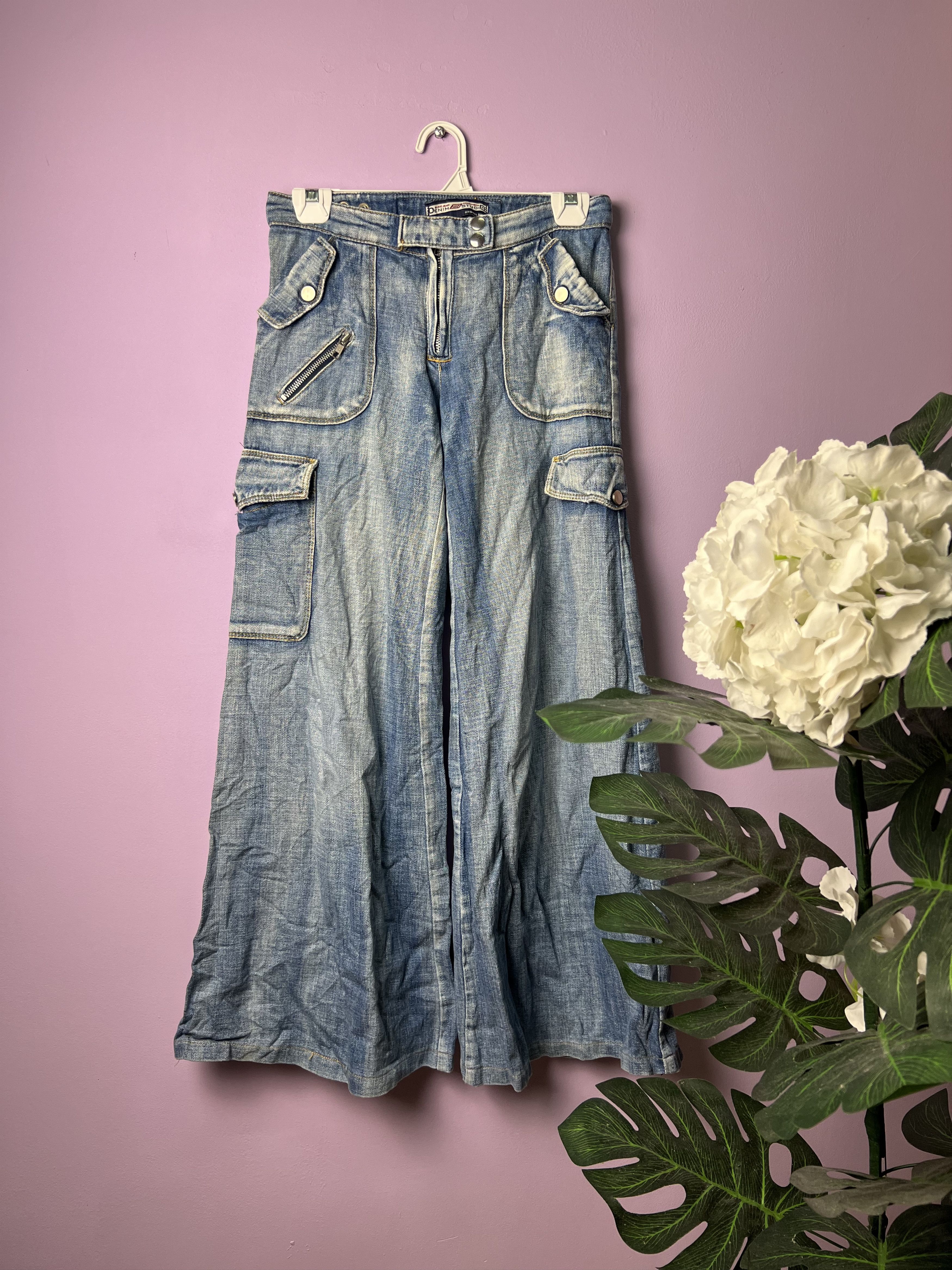 Other 🔥Denim Studio Bondage Cargo Wide Leg Pants Size 28" / US 6 / IT 42 - 1 Thumbnail