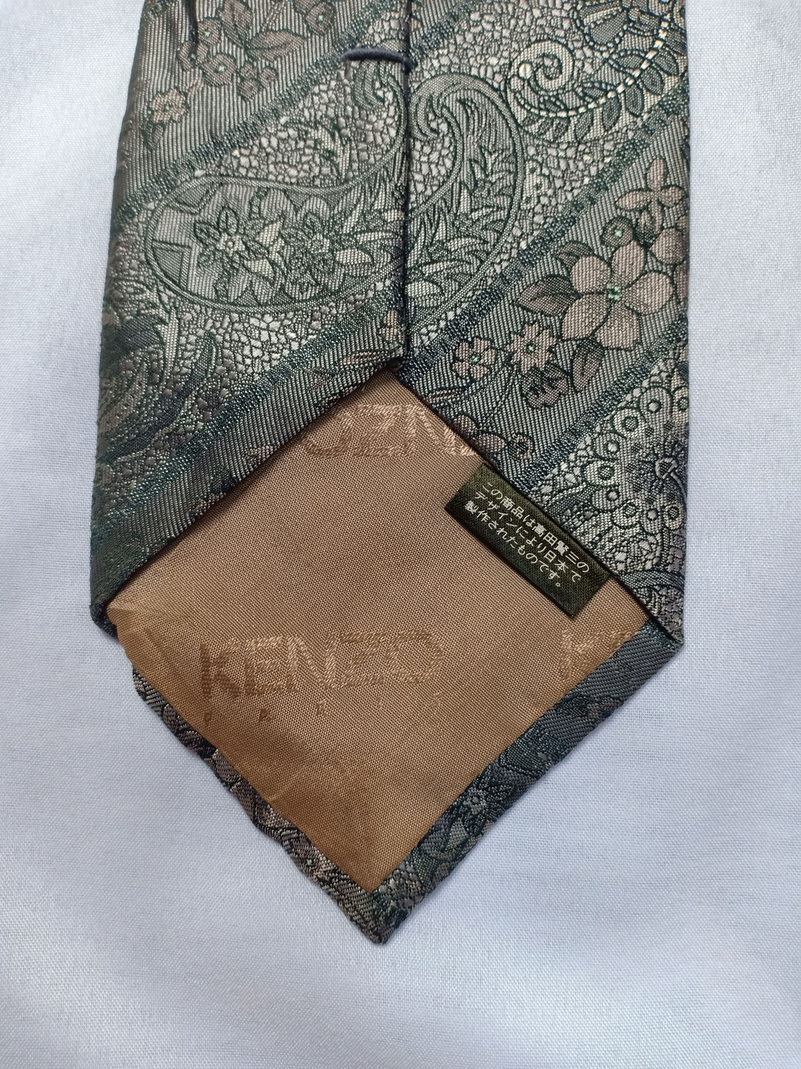 Kenzo Kenzo neck tie flowers floral Design Special Art Size ONE SIZE - 4 Thumbnail