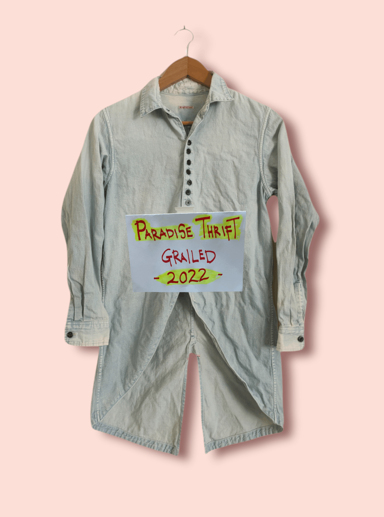 Kapital × Vintage Vintage Kapital Denim long sleeve Rare Design Size US XS / EU 42 / 0 - 6 Thumbnail