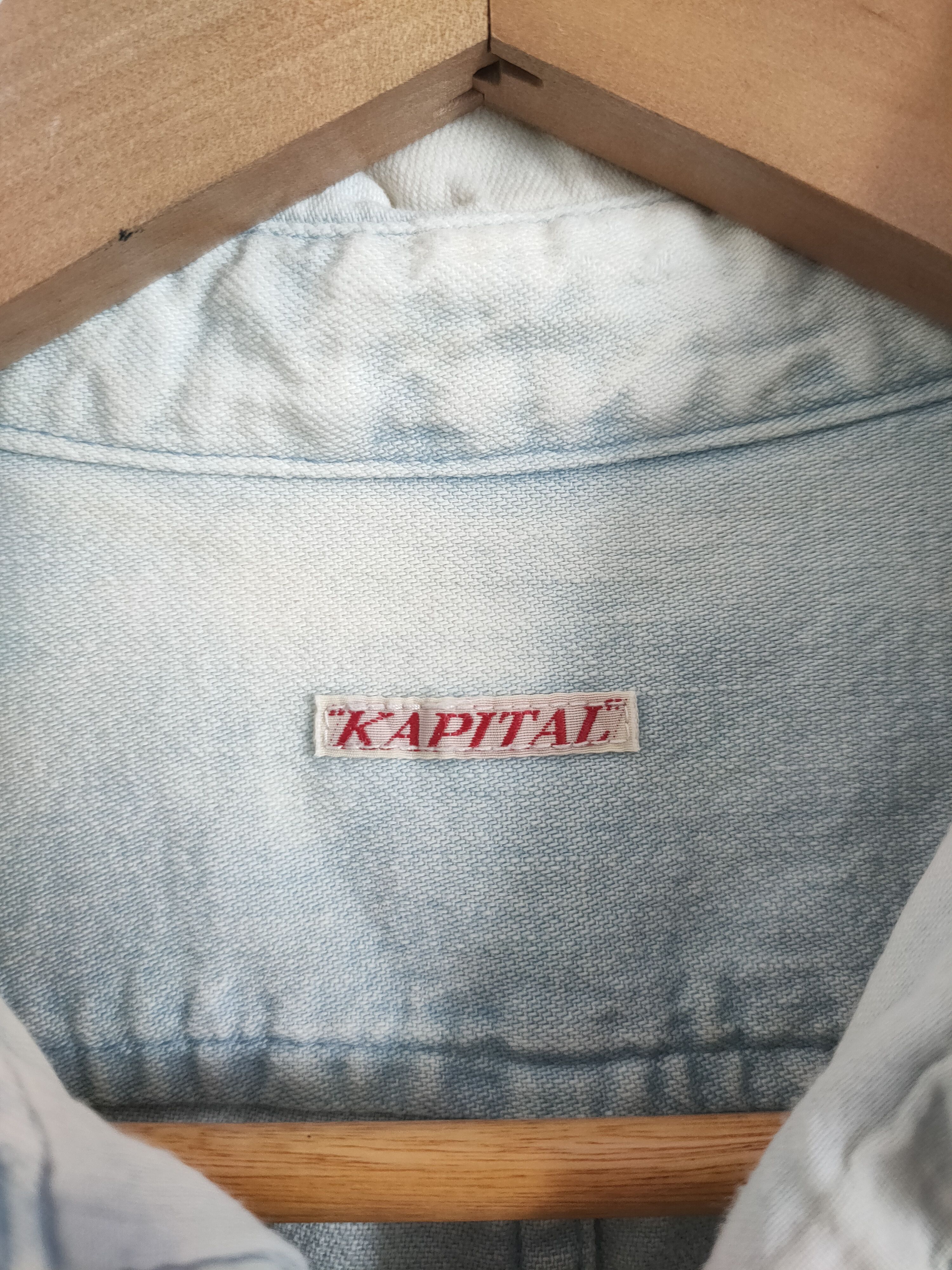 Kapital × Vintage Vintage Kapital Denim long sleeve Rare Design Size US XS / EU 42 / 0 - 9 Thumbnail