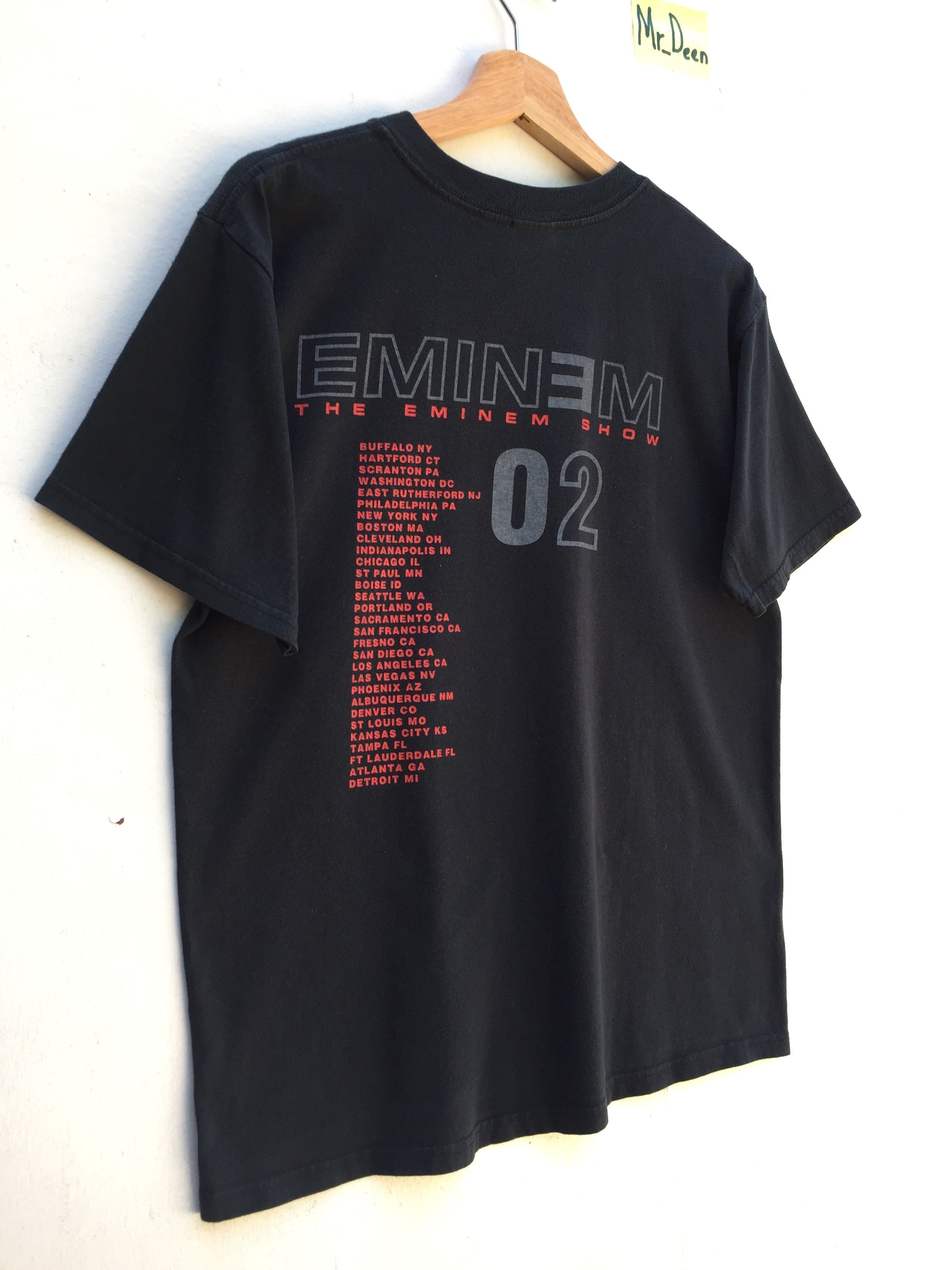 Eminem 2002 Vintage Eminem Show Rap Tee Band Concert T-Shirt Size US M / EU 48-50 / 2 - 12 Thumbnail
