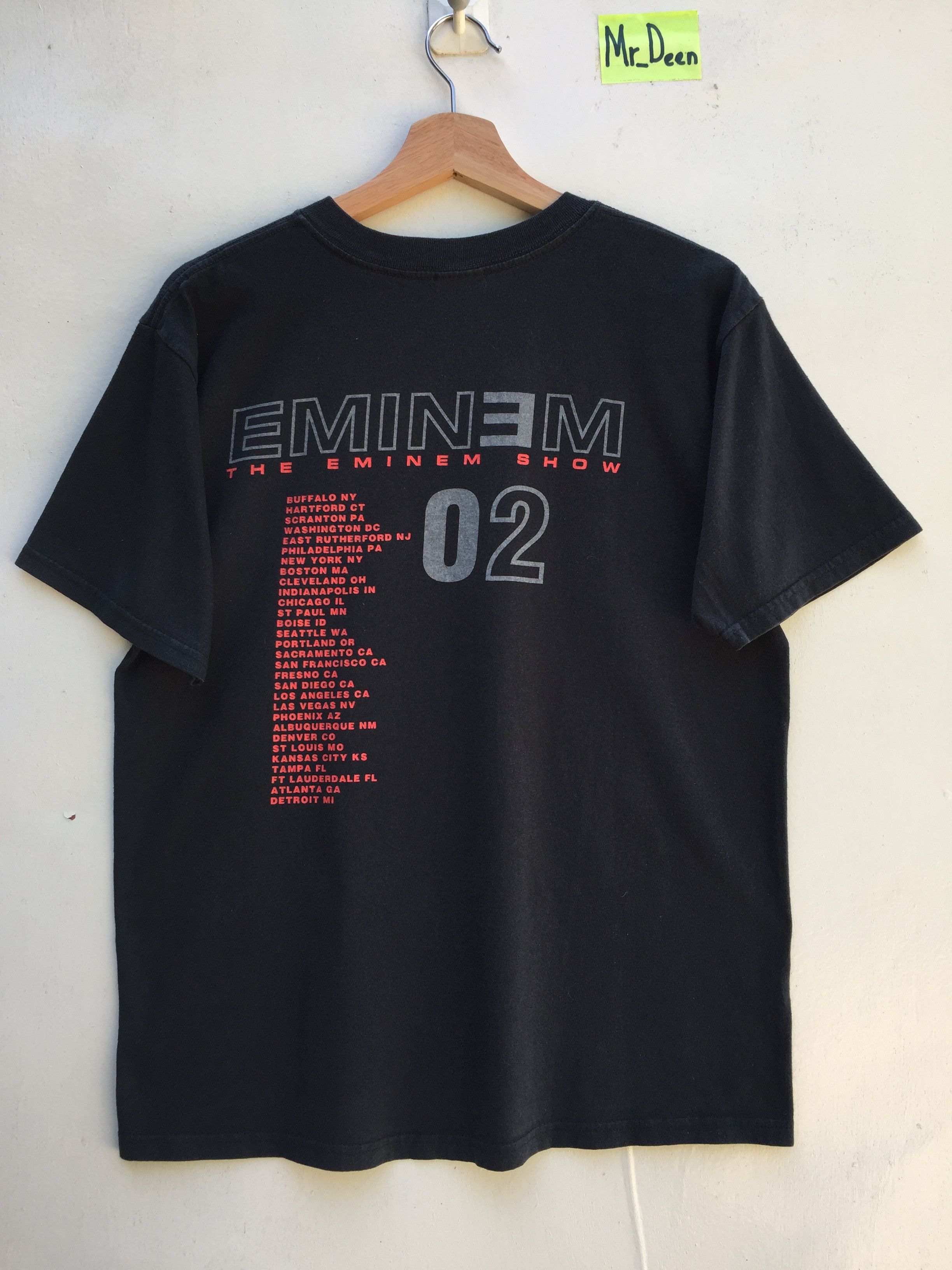 Eminem 2002 Vintage Eminem Show Rap Tee Band Concert T-Shirt Size US M / EU 48-50 / 2 - 11 Thumbnail