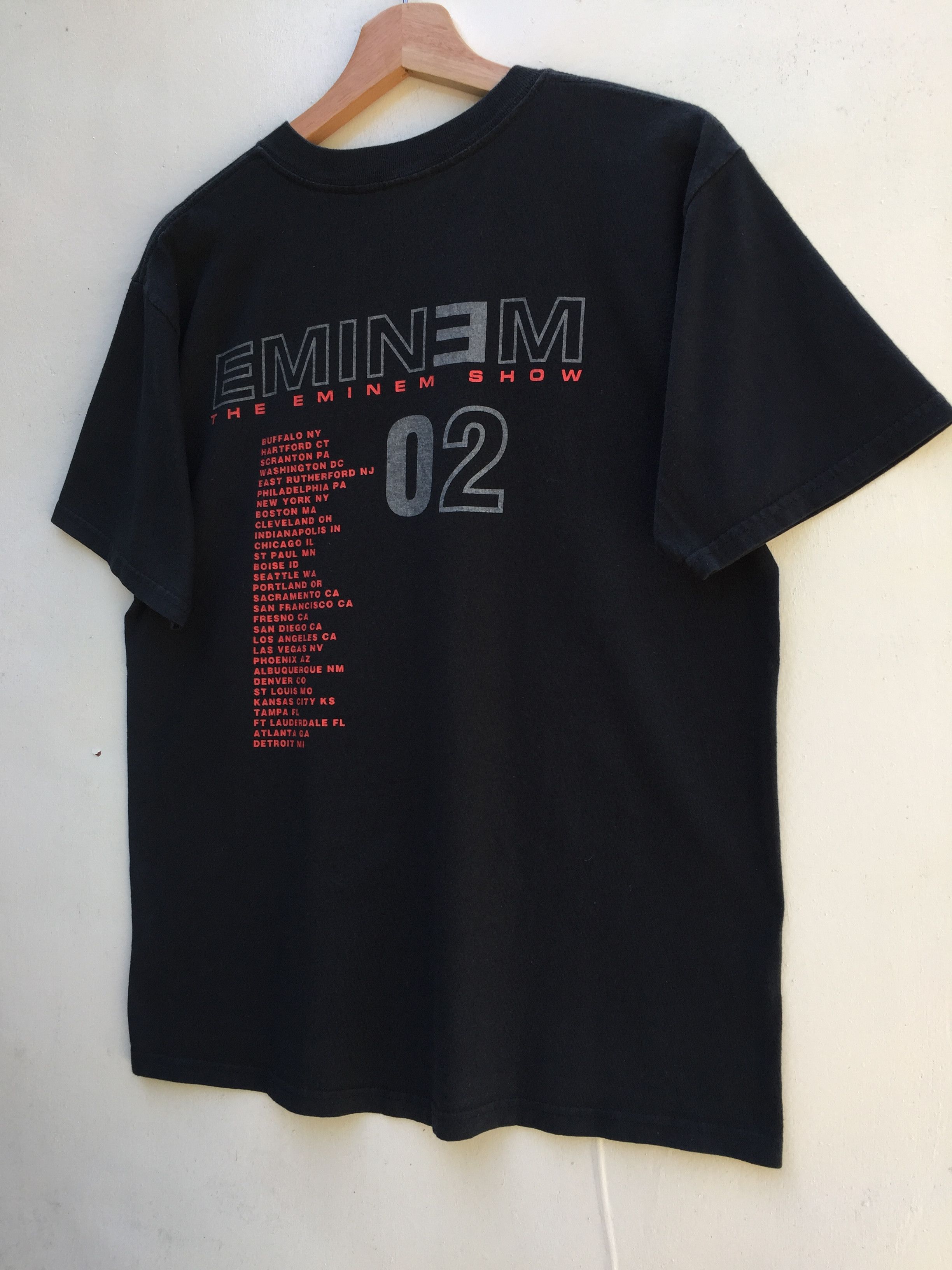Eminem 2002 Vintage Eminem Show Rap Tee Band Concert T-Shirt Size US M / EU 48-50 / 2 - 13 Thumbnail