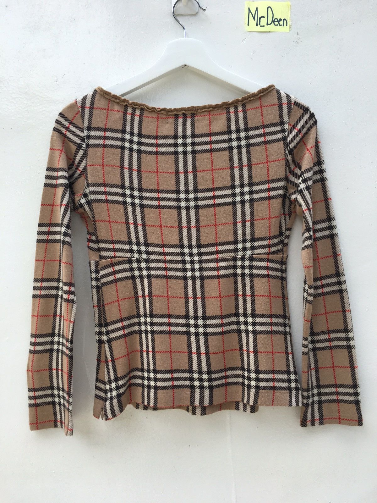 Burberry Vintage Burberry London Nova Check Long sleeve Top Size S / US 4 / IT 40 - 6 Thumbnail