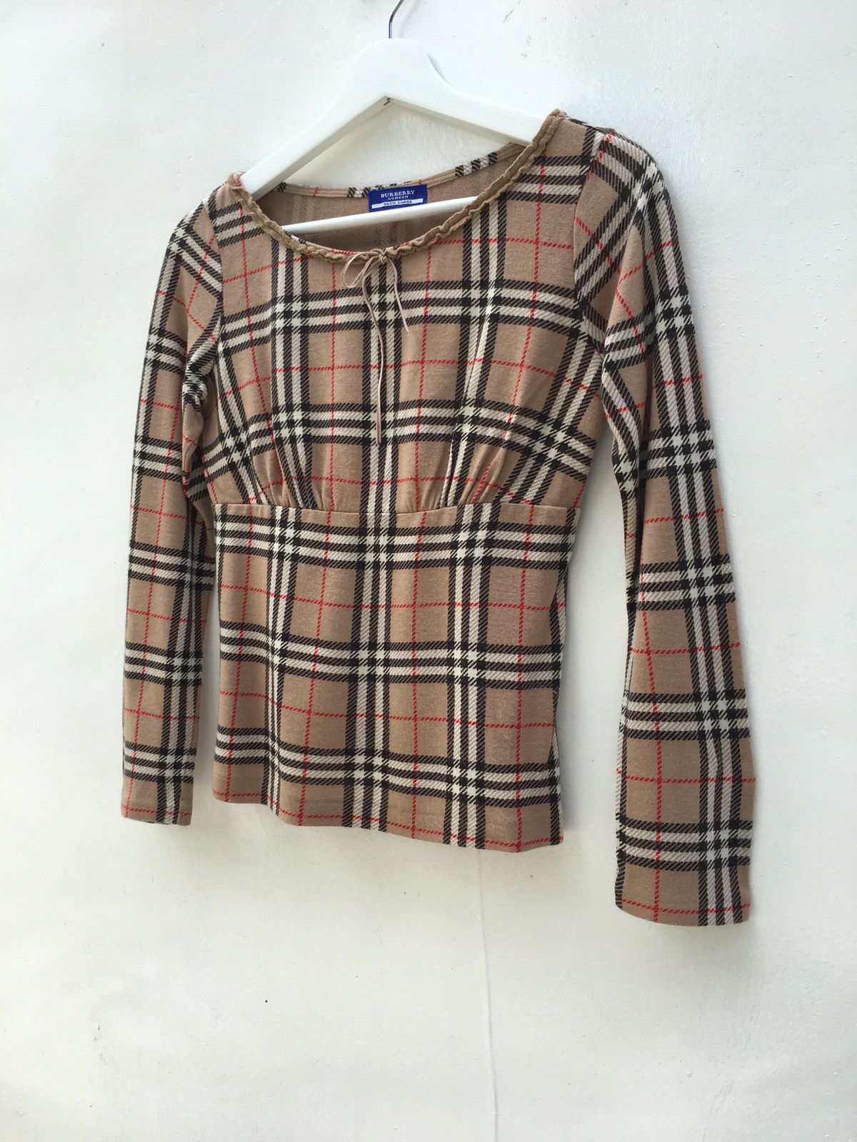 Burberry Vintage Burberry London Nova Check Long sleeve Top Size S / US 4 / IT 40 - 3 Thumbnail