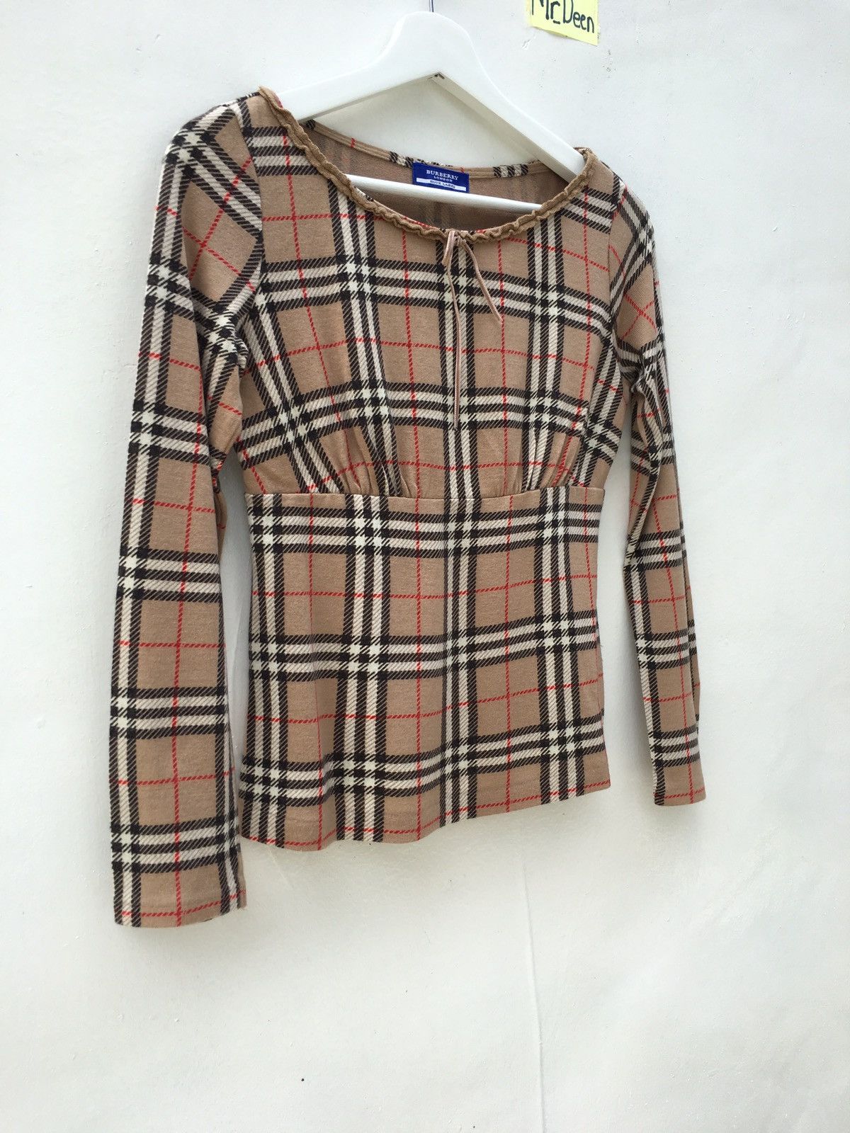 Burberry Vintage Burberry London Nova Check Long sleeve Top Size S / US 4 / IT 40 - 2 Thumbnail