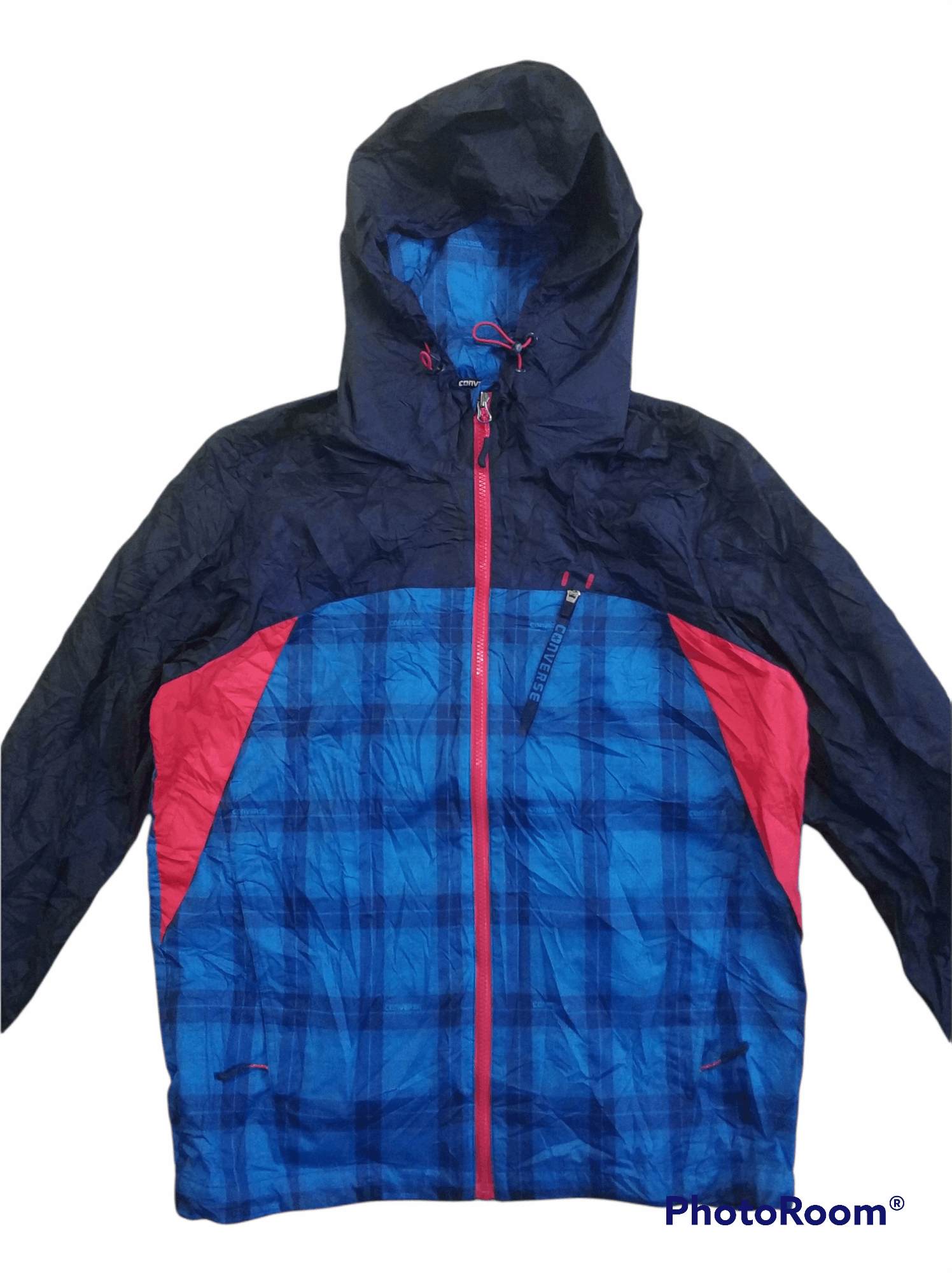 🔥Vintage Converse Windbreaker Hoodie Light Jacket