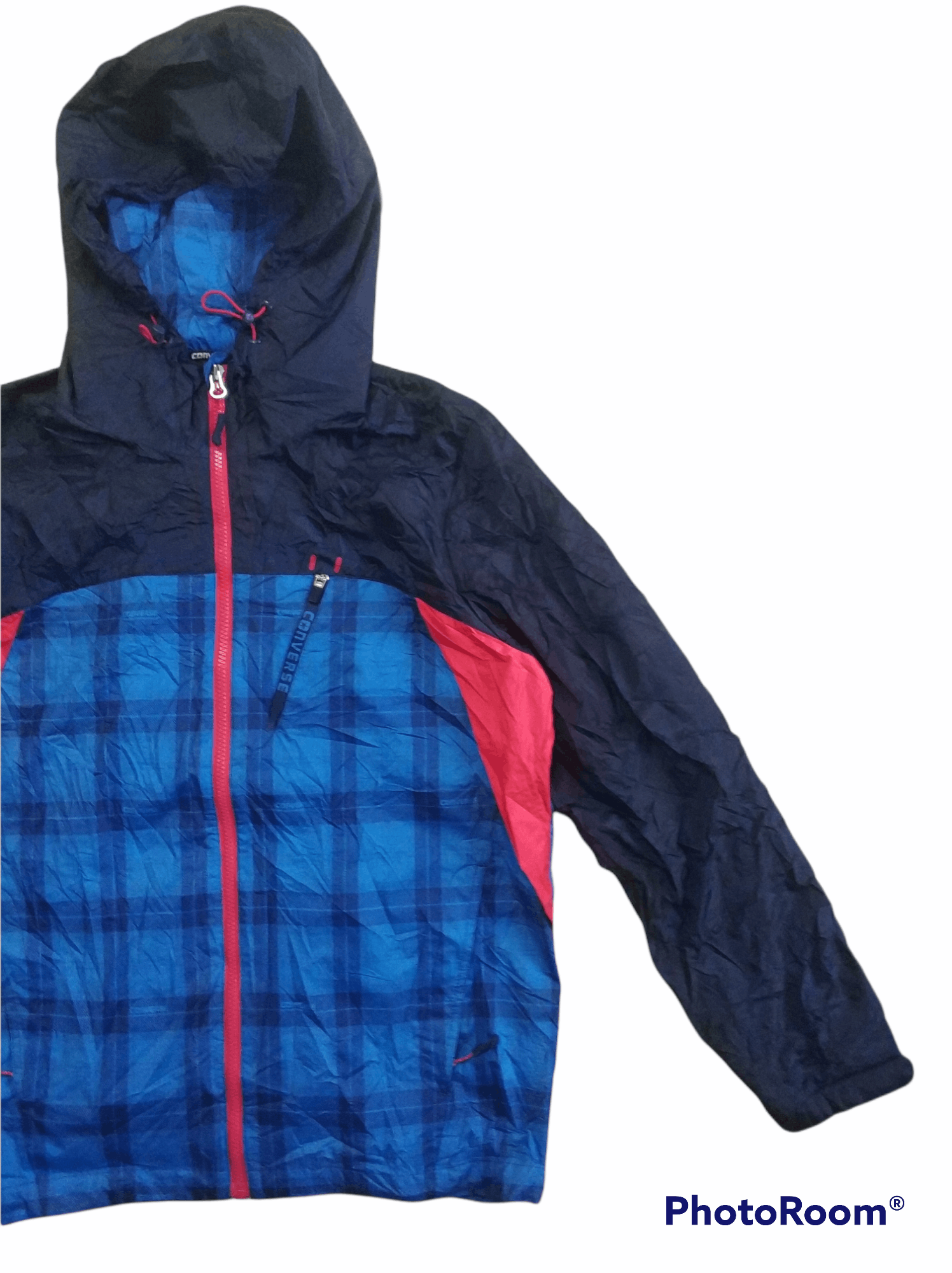 🔥Vintage Converse Windbreaker Hoodie Light Jacket