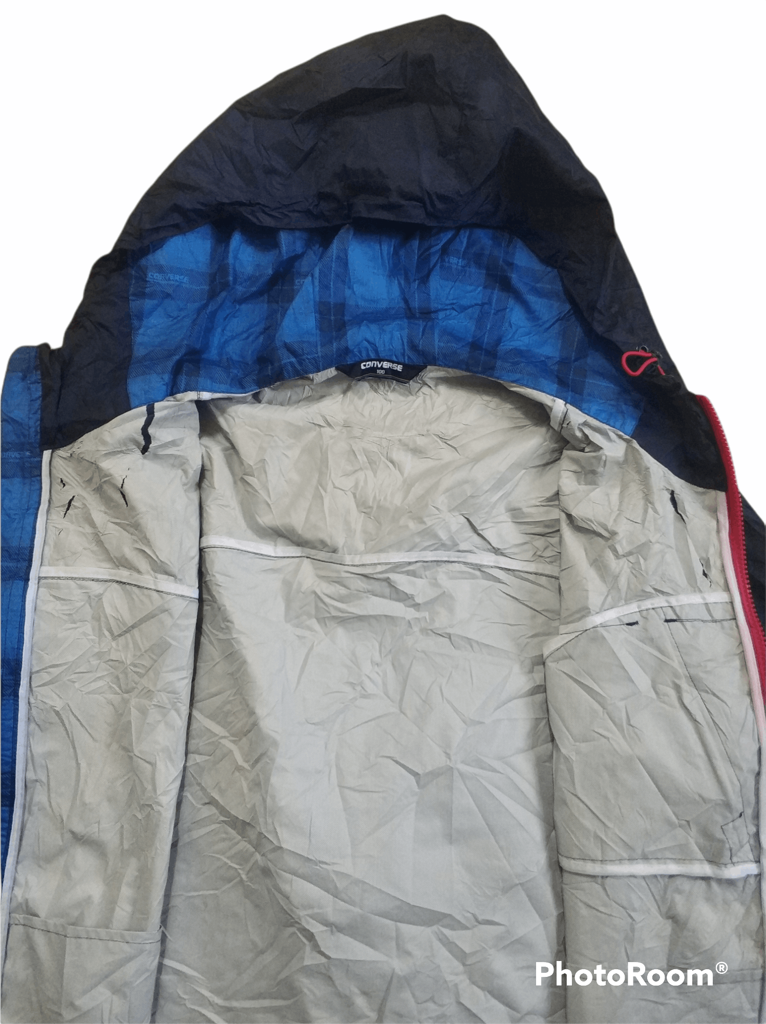 🔥Vintage Converse Windbreaker Hoodie Light Jacket